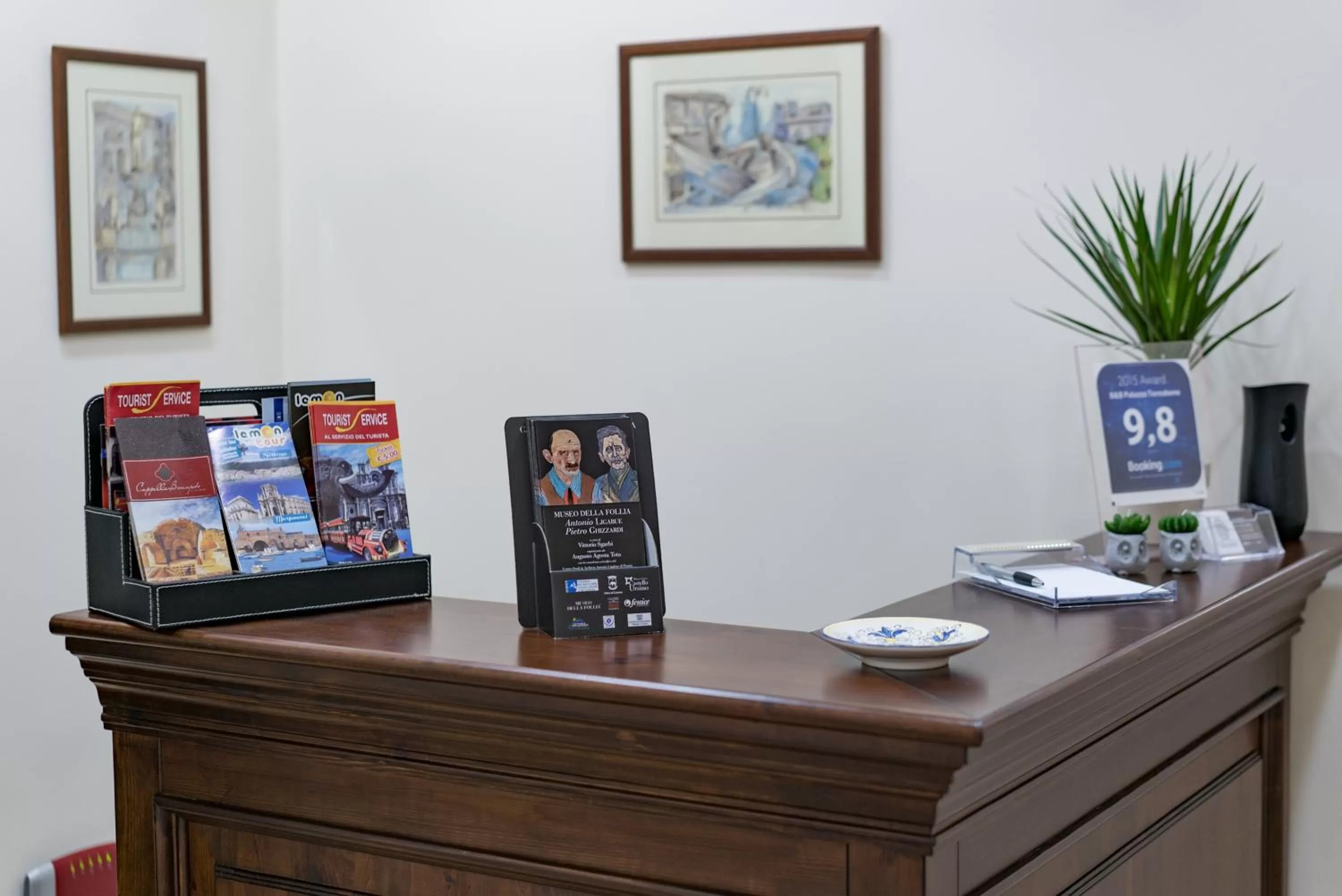 Lobby or reception in B&B Palazzo Tornabene