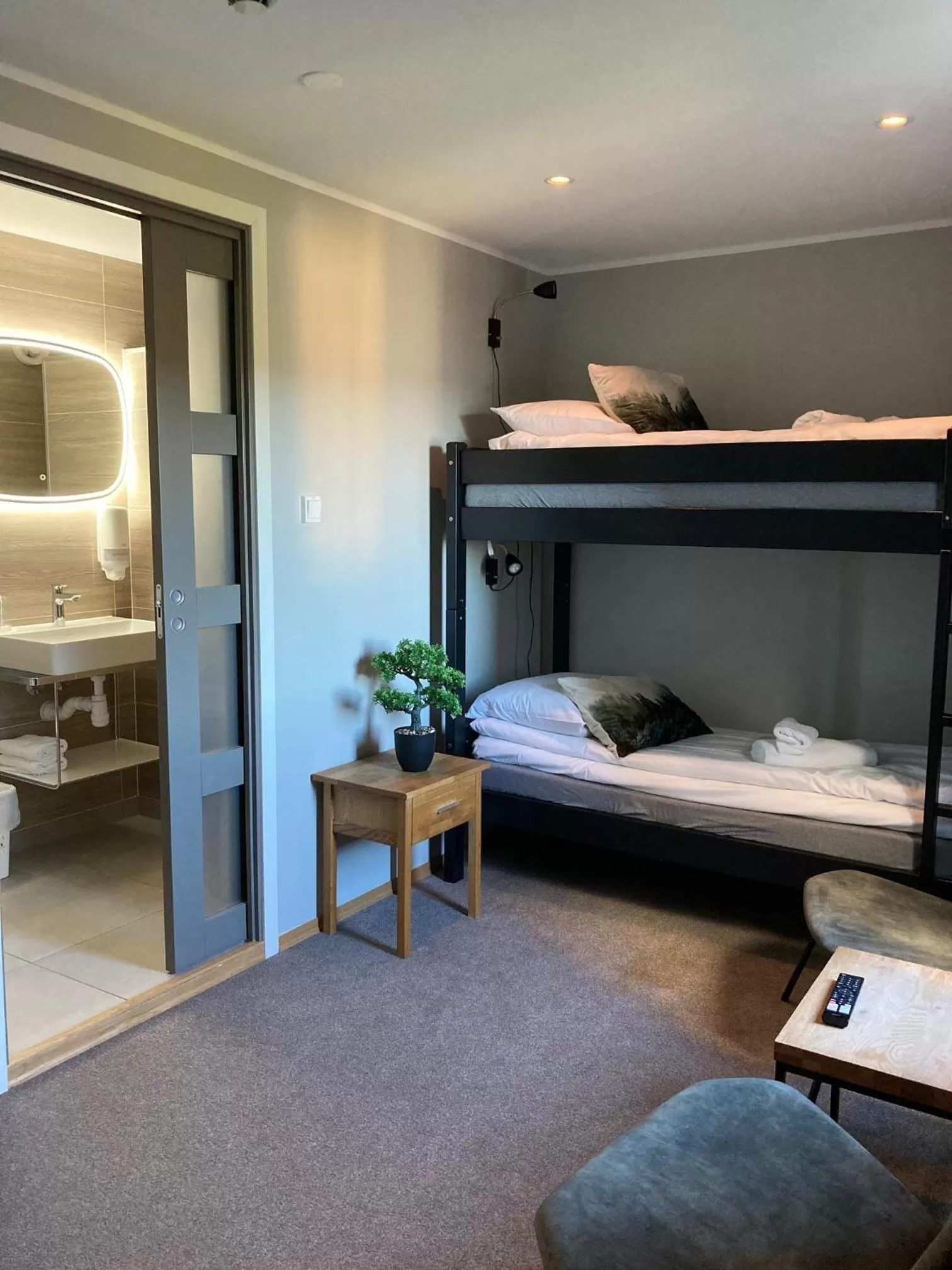 Bed in Breidablikk Guesthouse