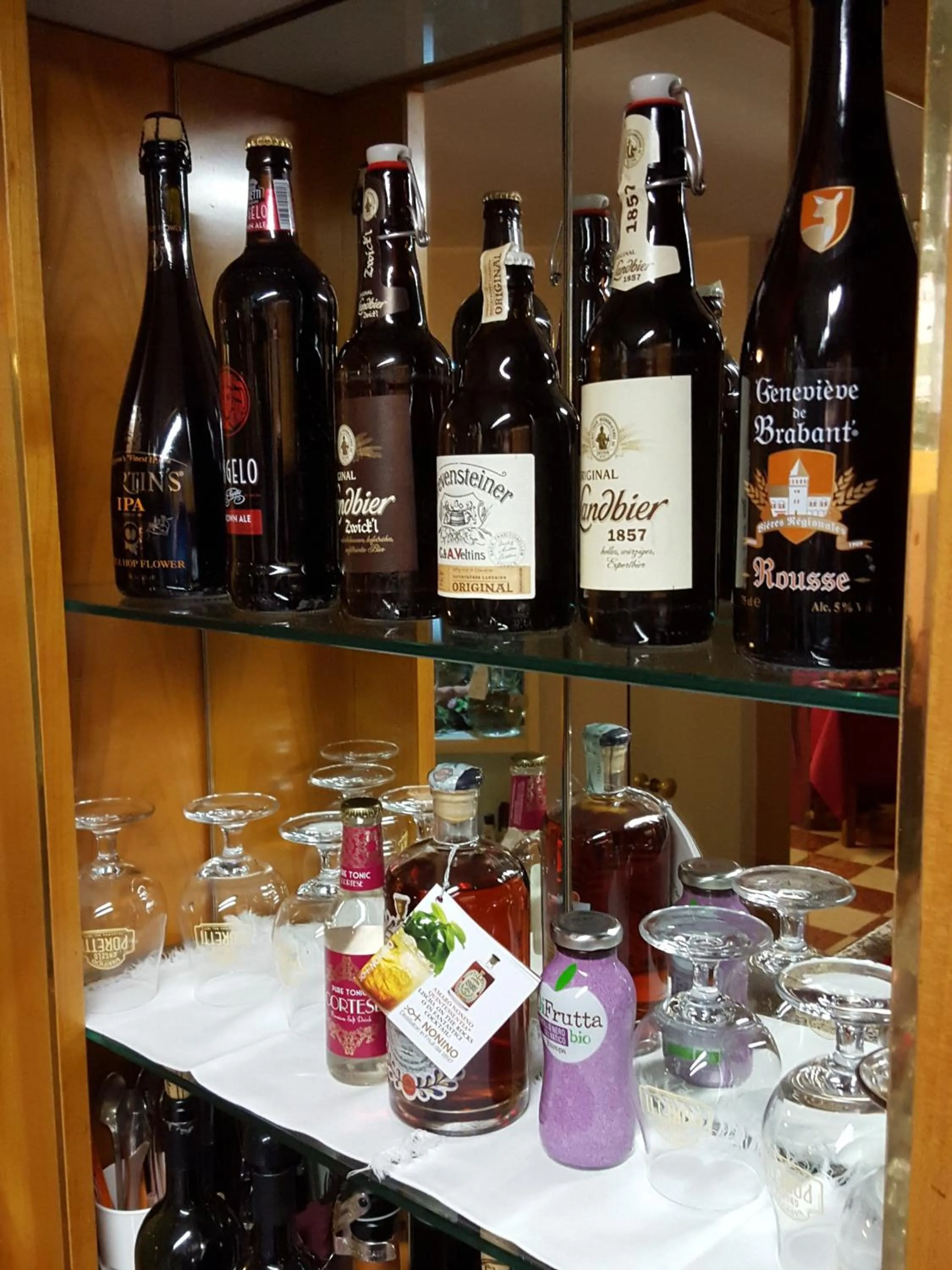Alcoholic drinks in Hotel and Wellness Patriarca