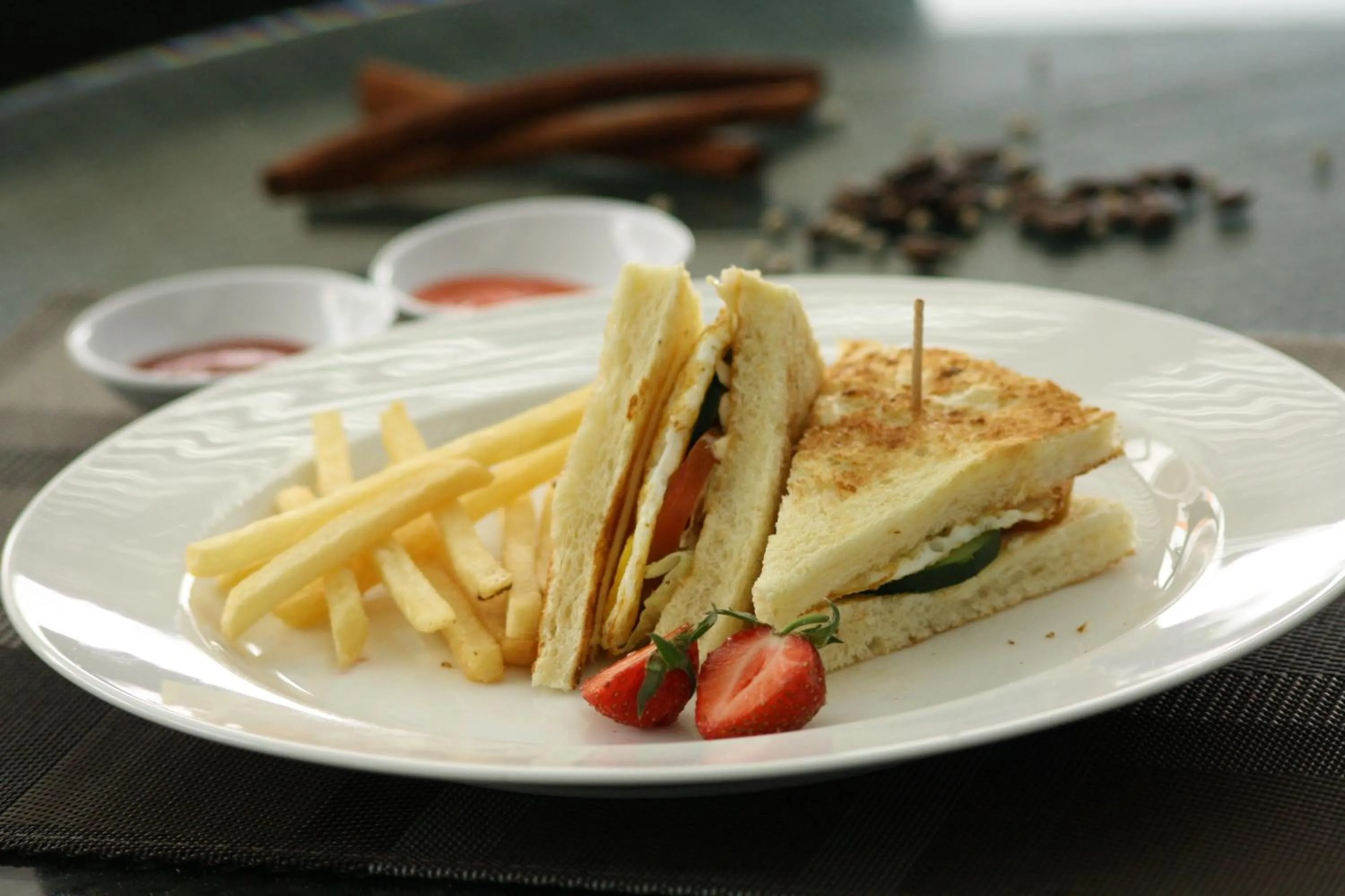 Food close-up in Hotel Santika Bogor