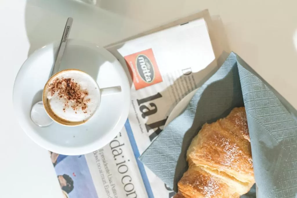 Italian breakfast in Helios Hotel