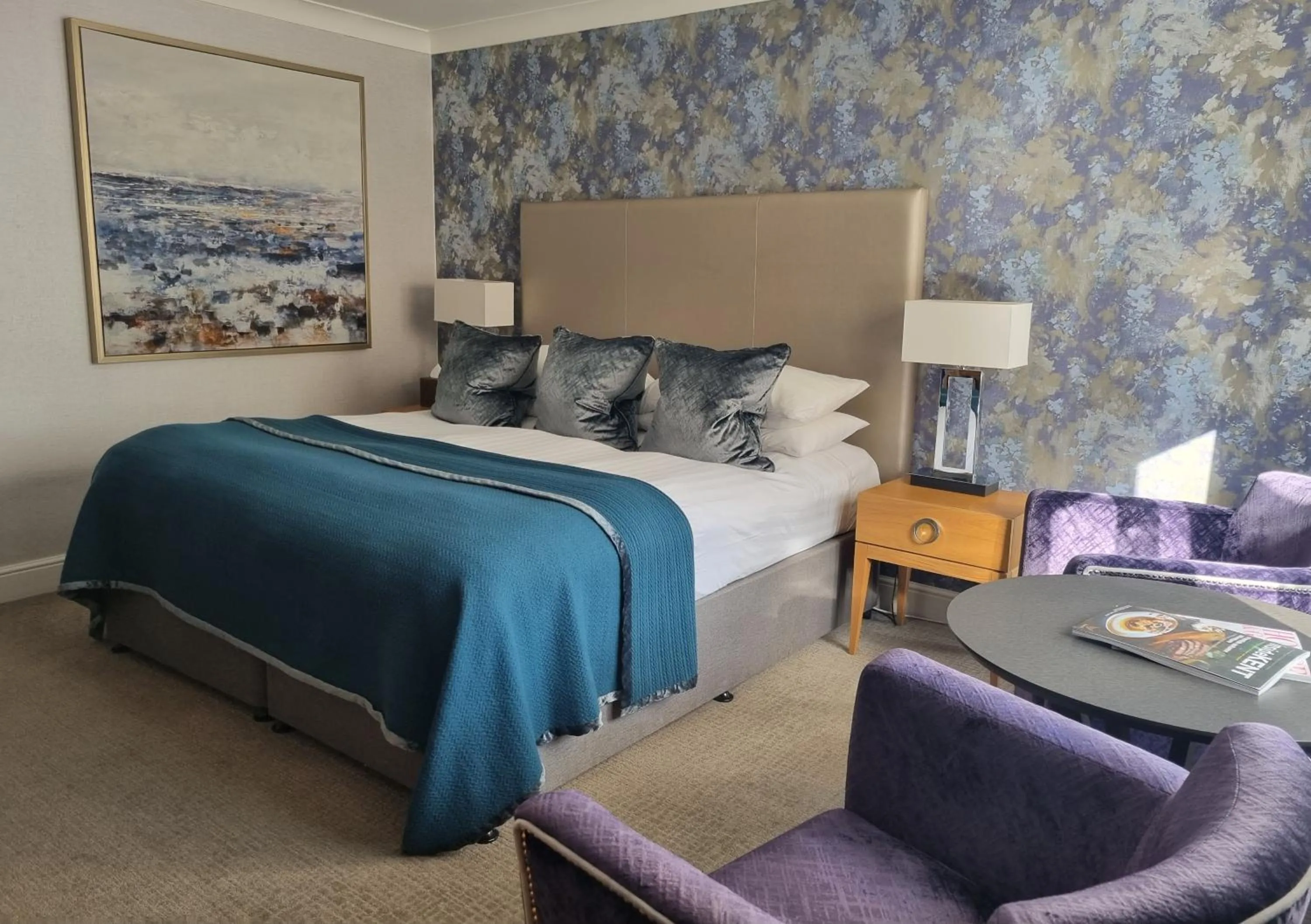 Bed in Rowhill Grange Hotel & Utopia Spa