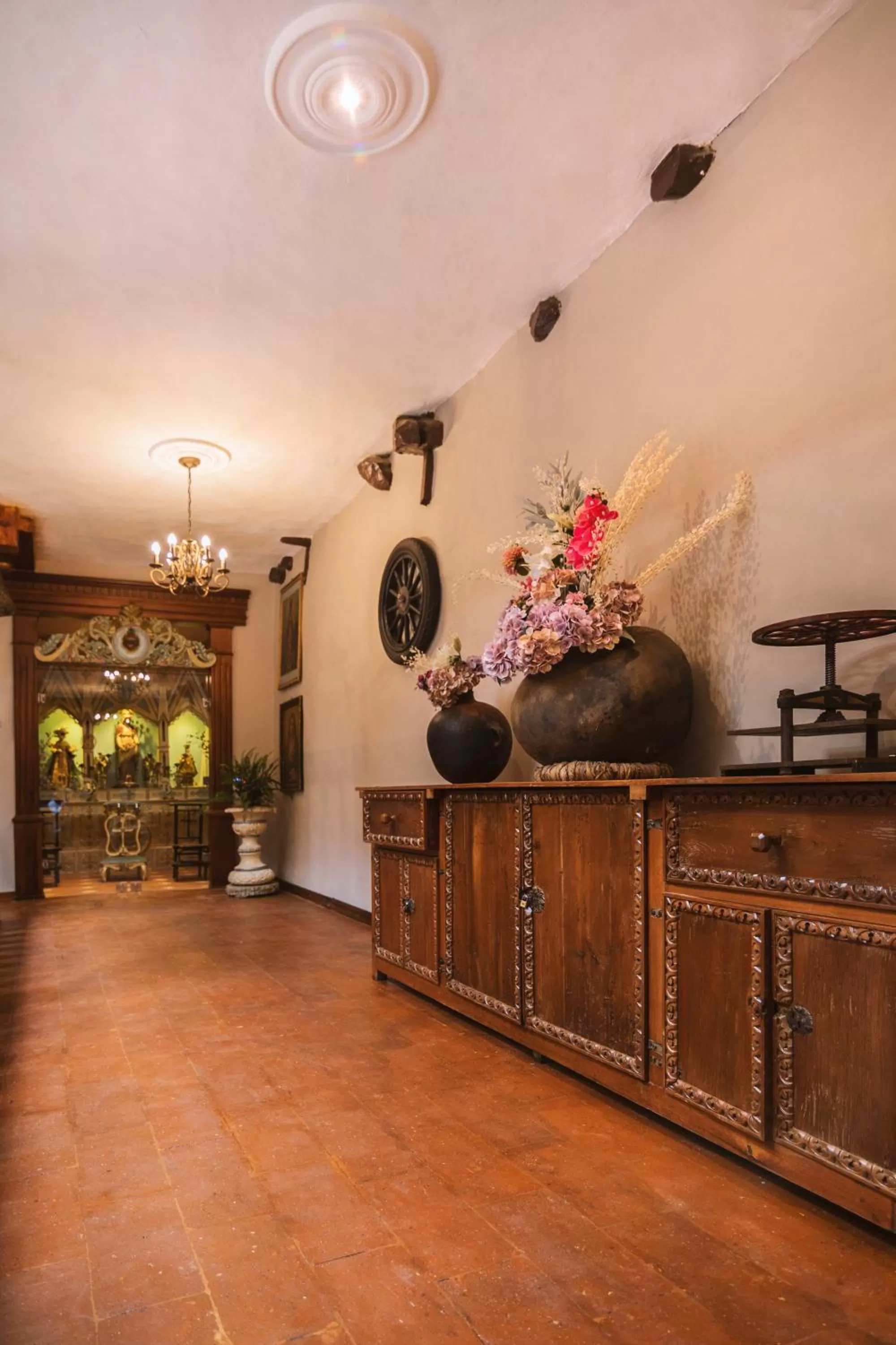 Inner courtyard view in Casa Bolívar Hotel Museo
