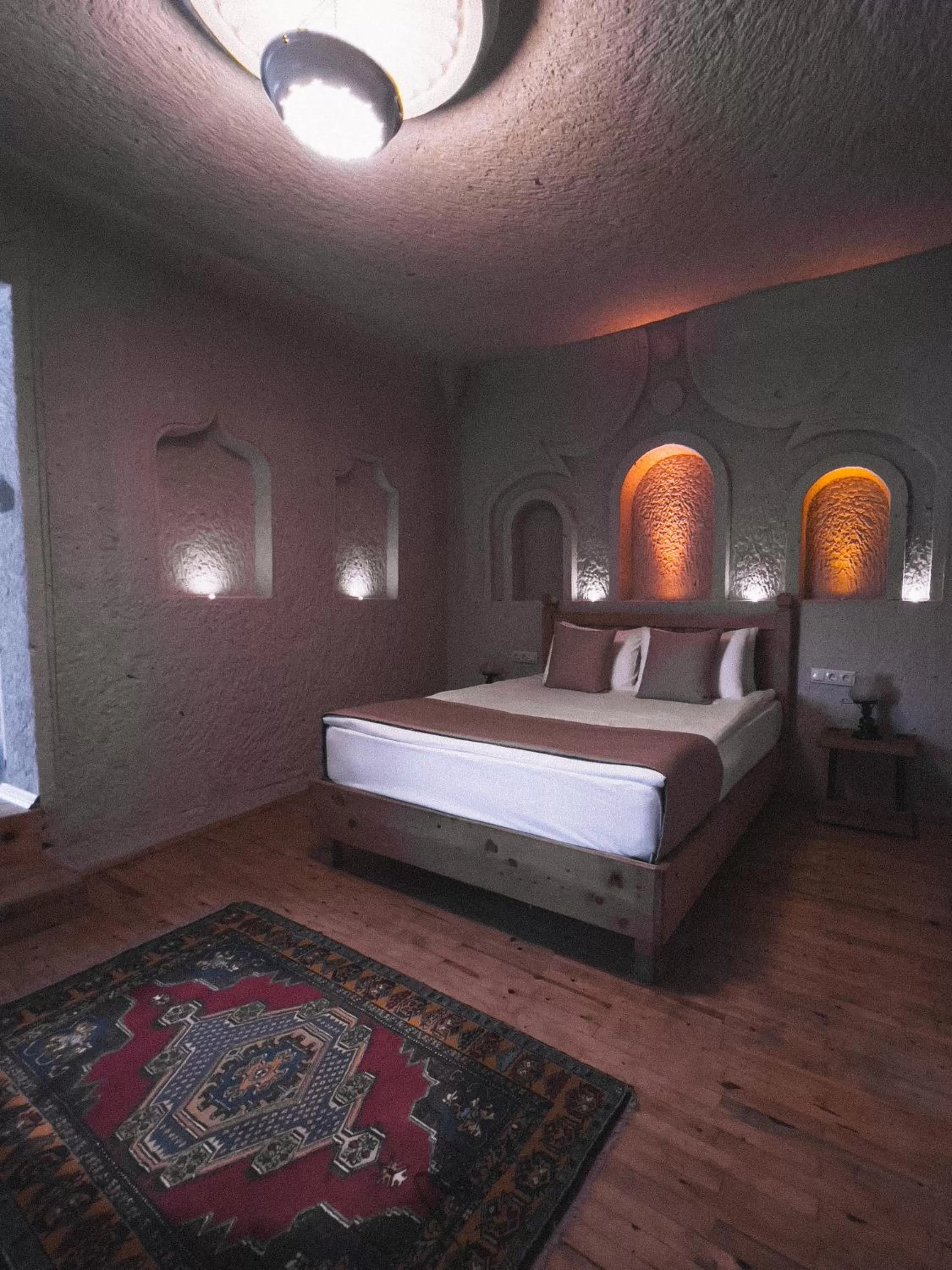 Bed in Local Cave House