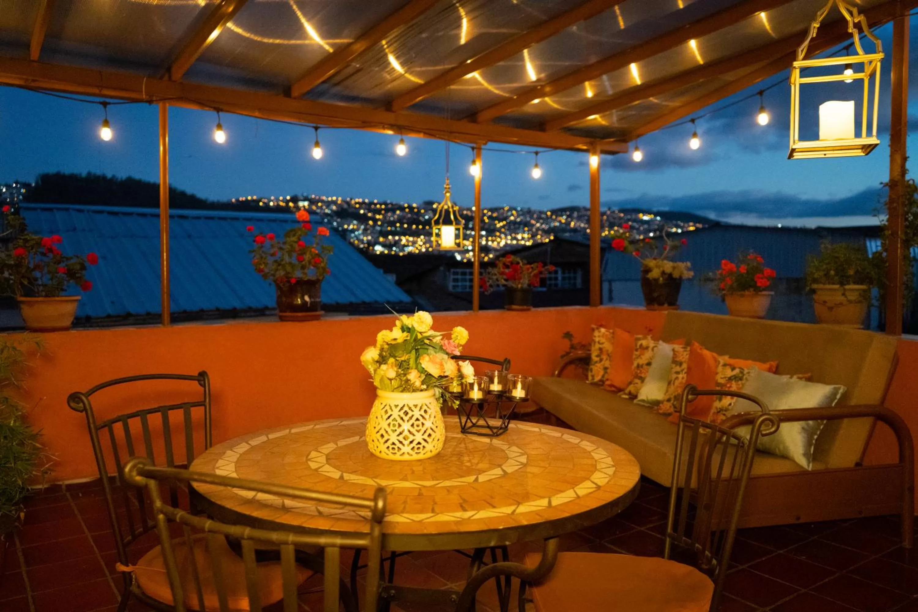 Balcony/Terrace in Rincón Familiar Hostel Boutique