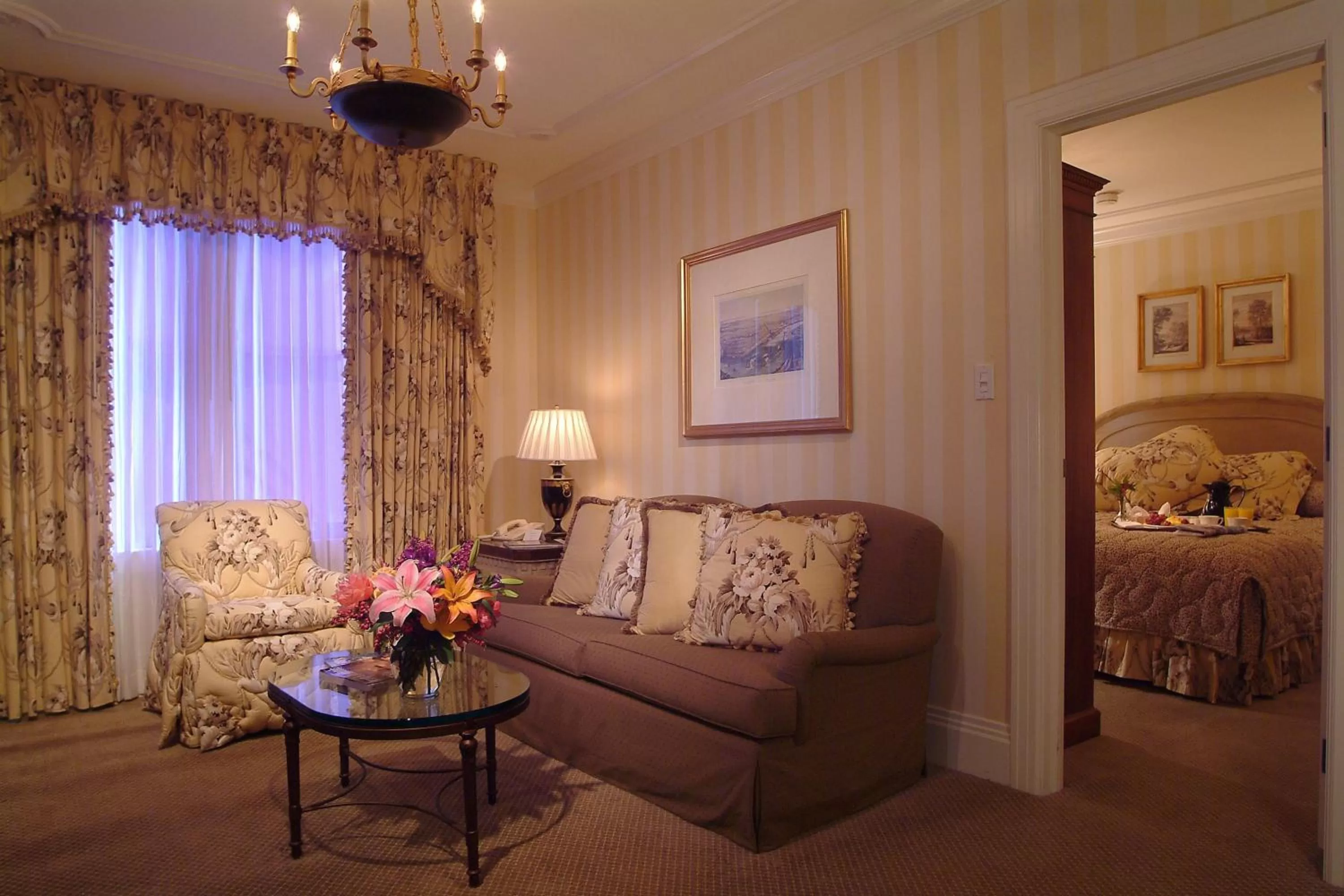 Living room in Hotel Monteleone