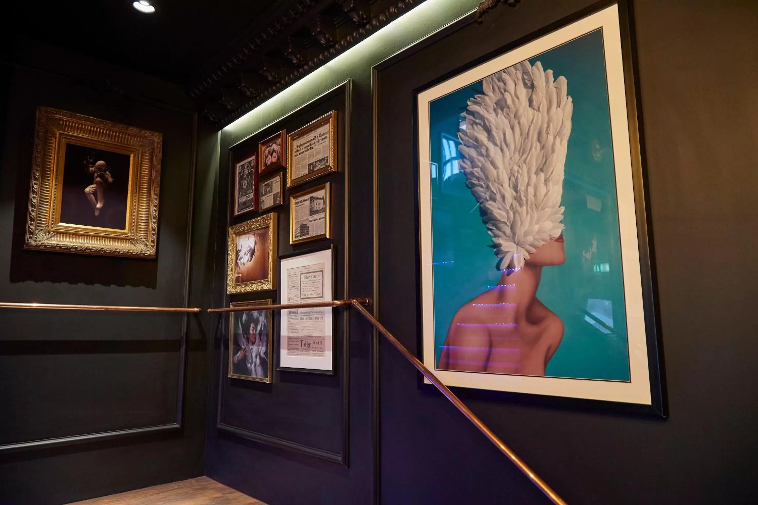 Decorative detail in Hotel Akureyri Dynheimar