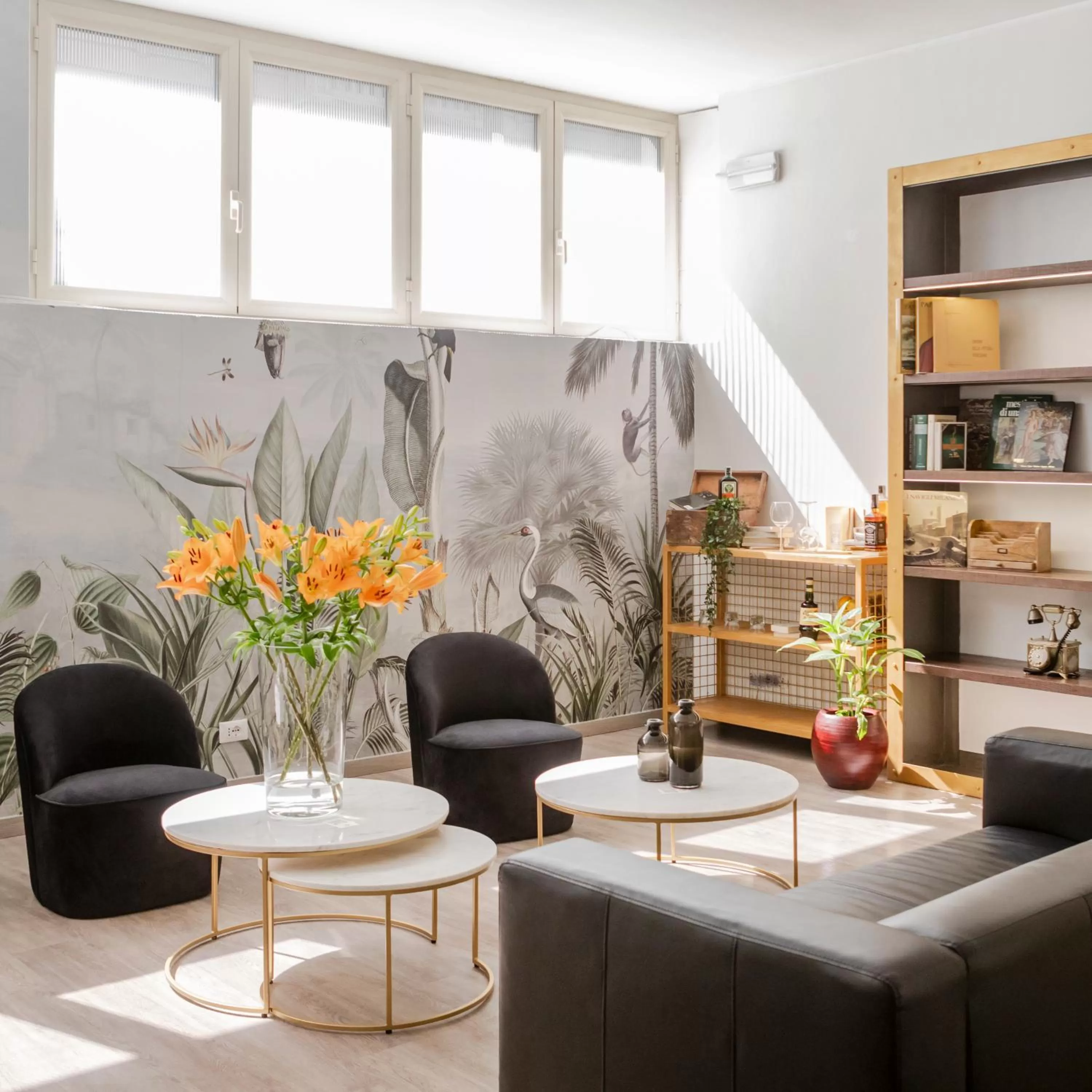 Seating area in Kleos Hotel Milano Città Studi by Kleos Group Collection