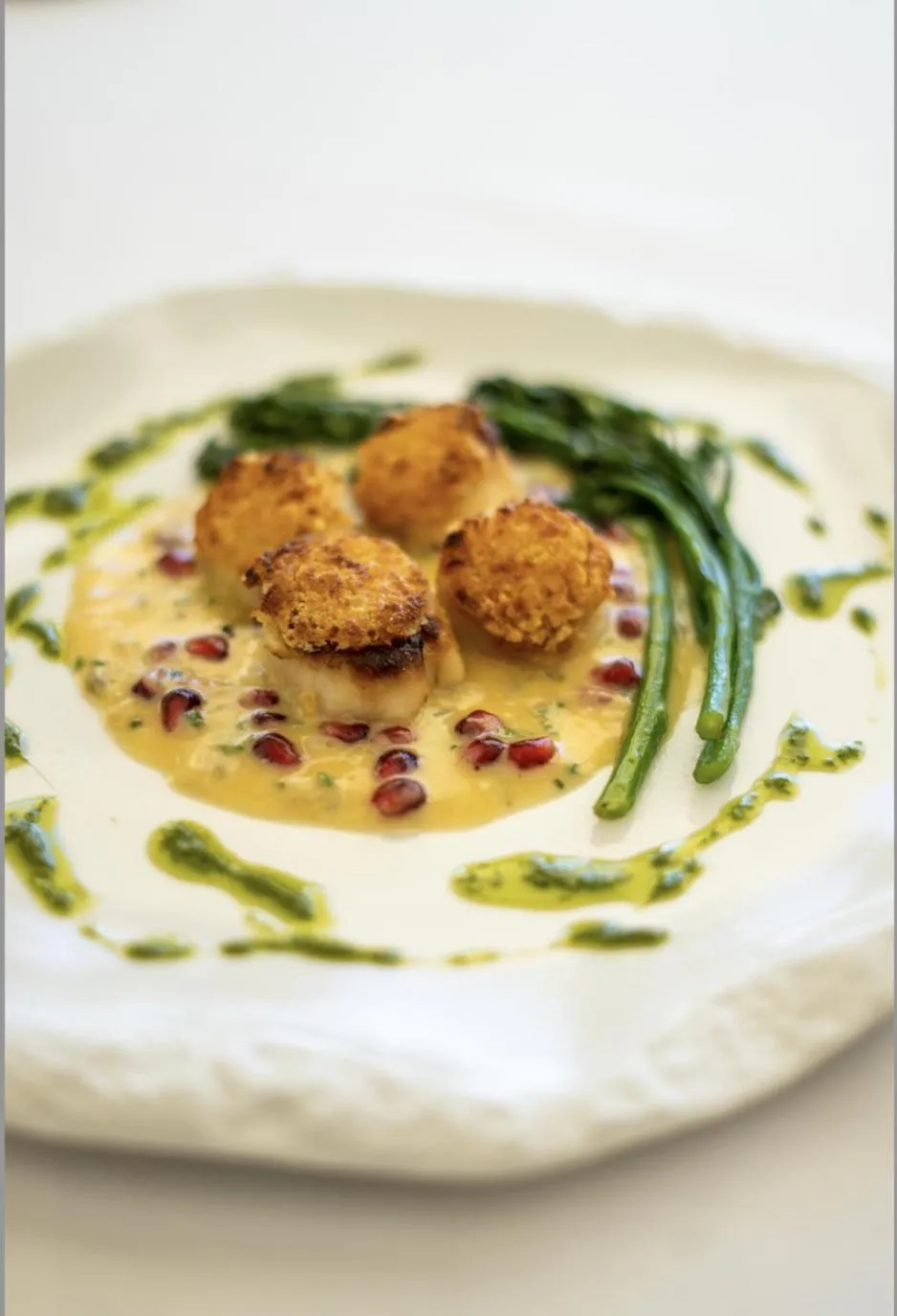 Food in Hotel Restaurant La Vague de Saint Paul