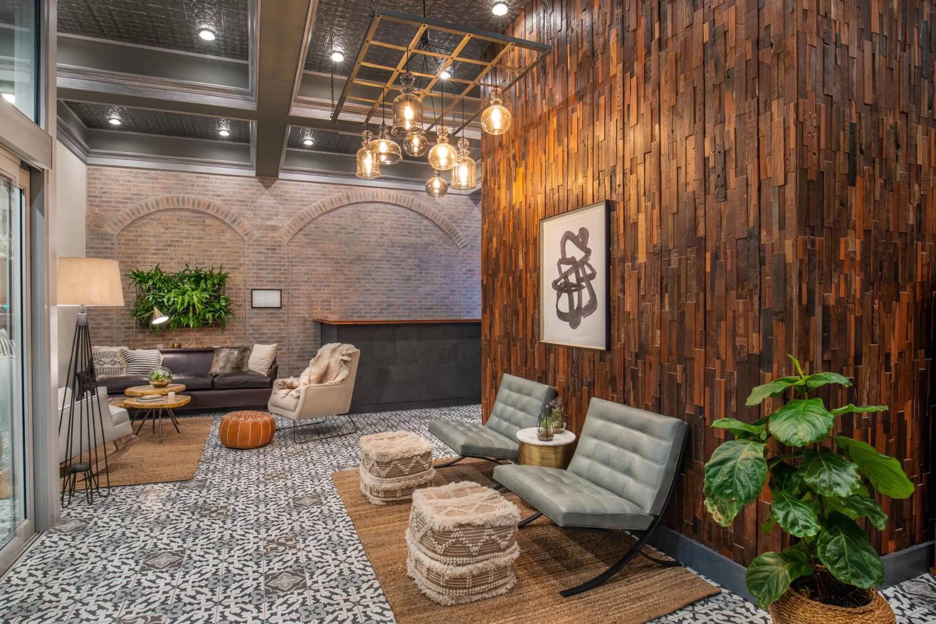 Lobby or reception in Hotel 1868