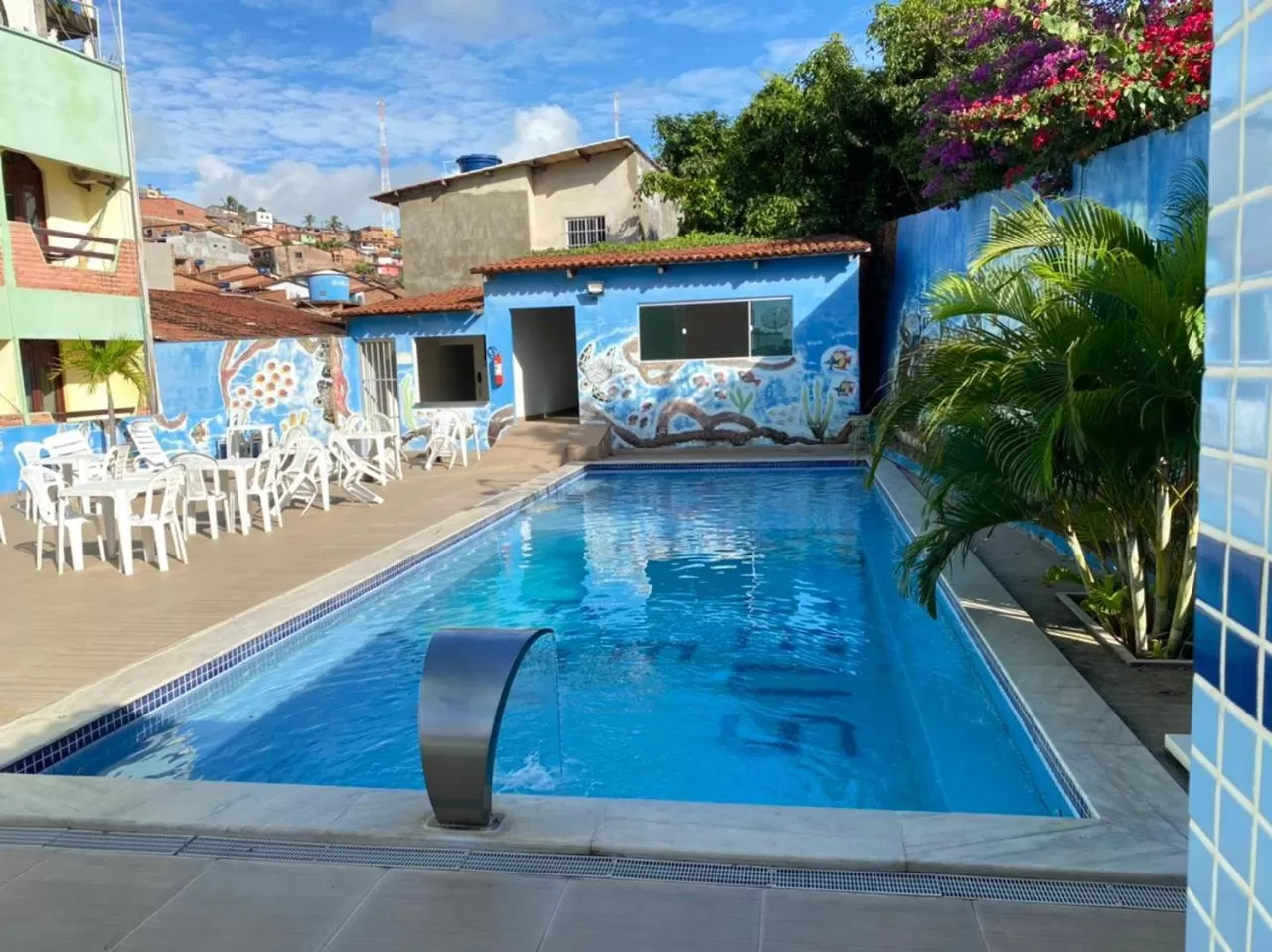 Swimming Pool in Pousada Verdes Mares