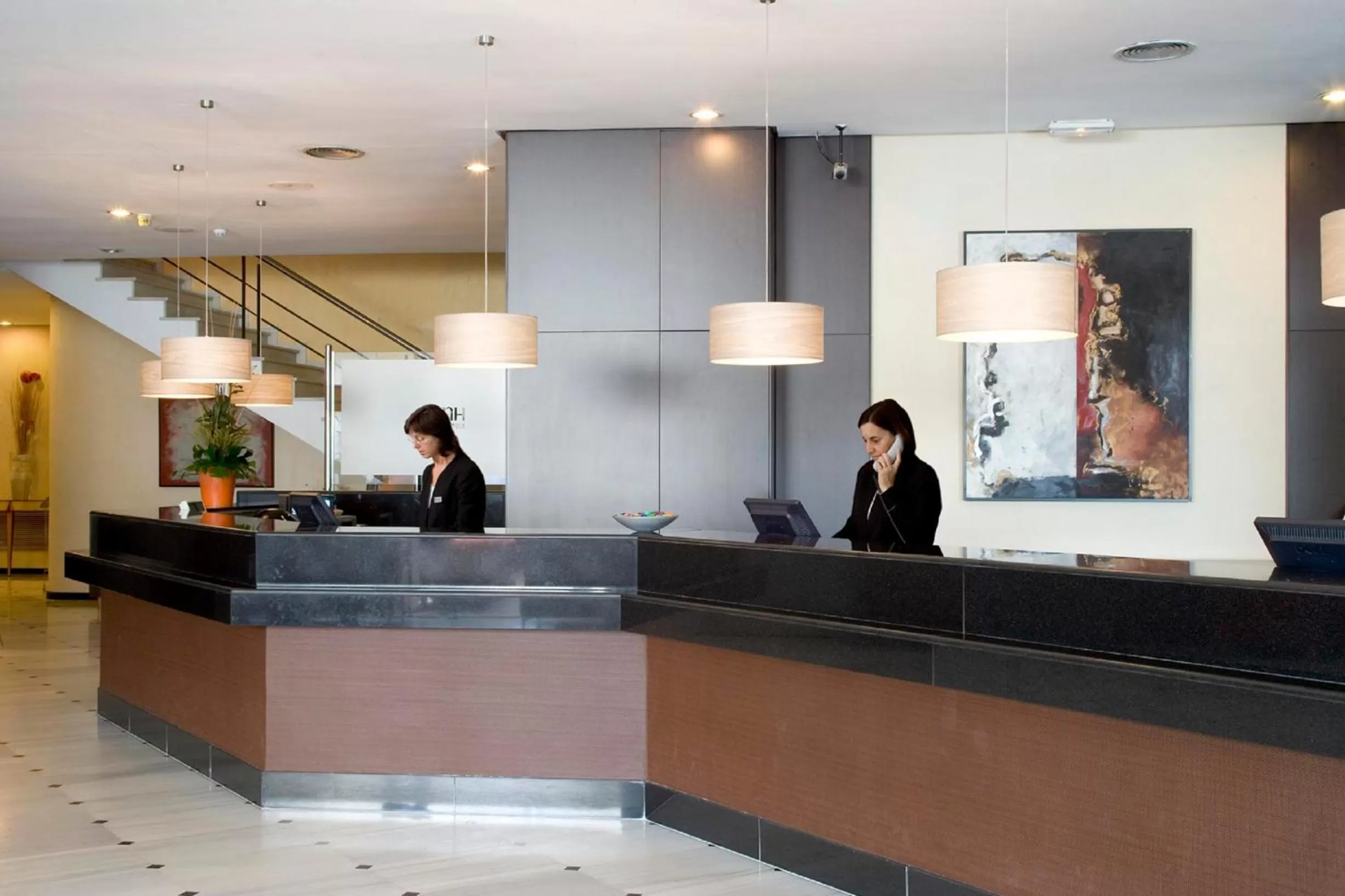 Lobby or reception in URH Ciutat de Mataró