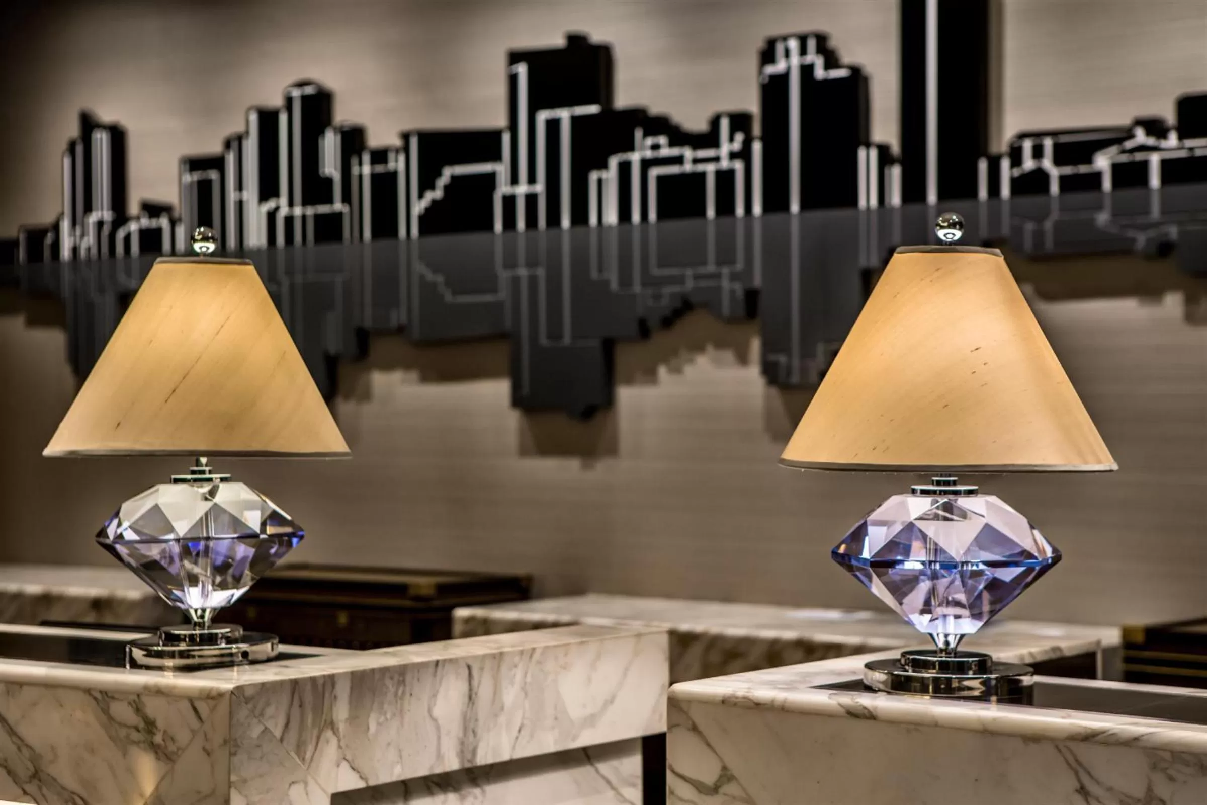 Lobby or reception in Diamond Hotel Philippines