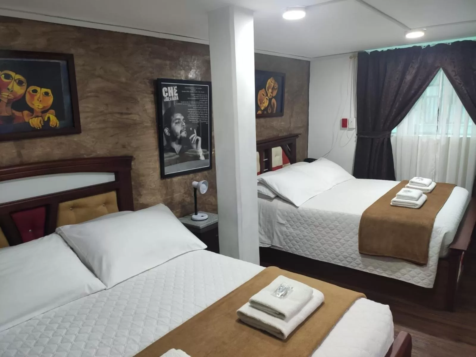 Bed in Hotel el Che No apto para corruptos