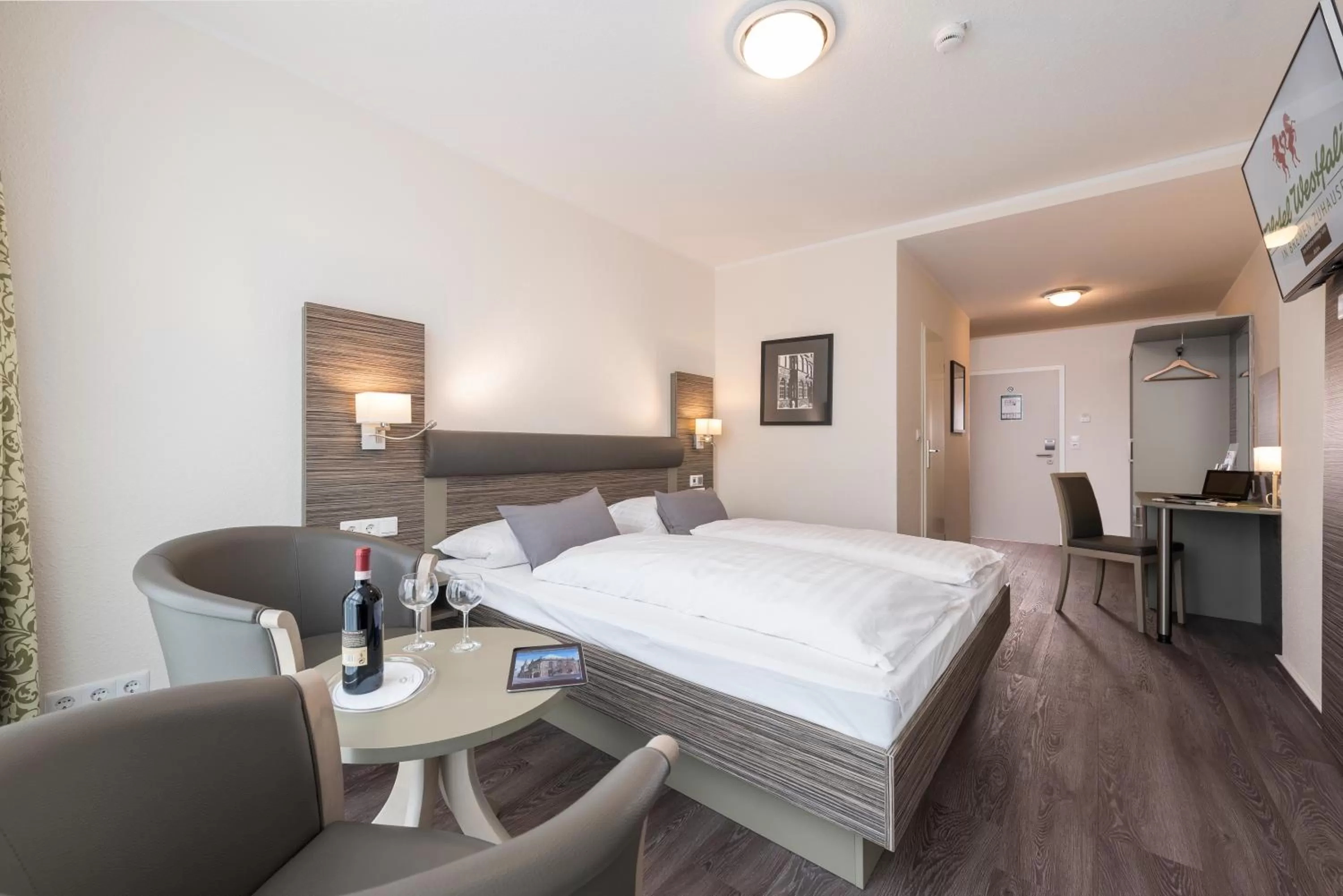 Photo of the whole room, Bed in Hotel Westfalia