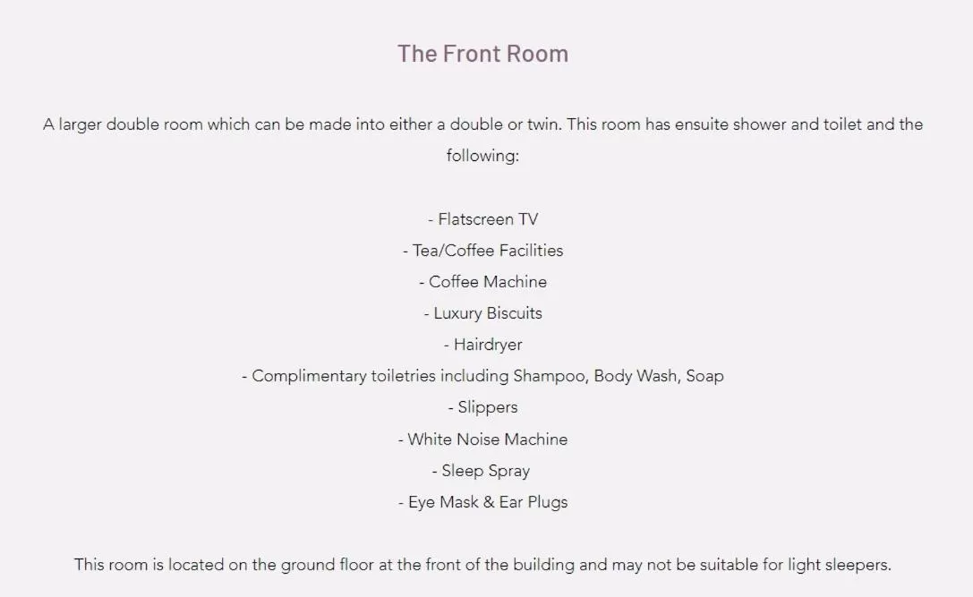 Bedroom in The Ashleigh - Dog Friendly