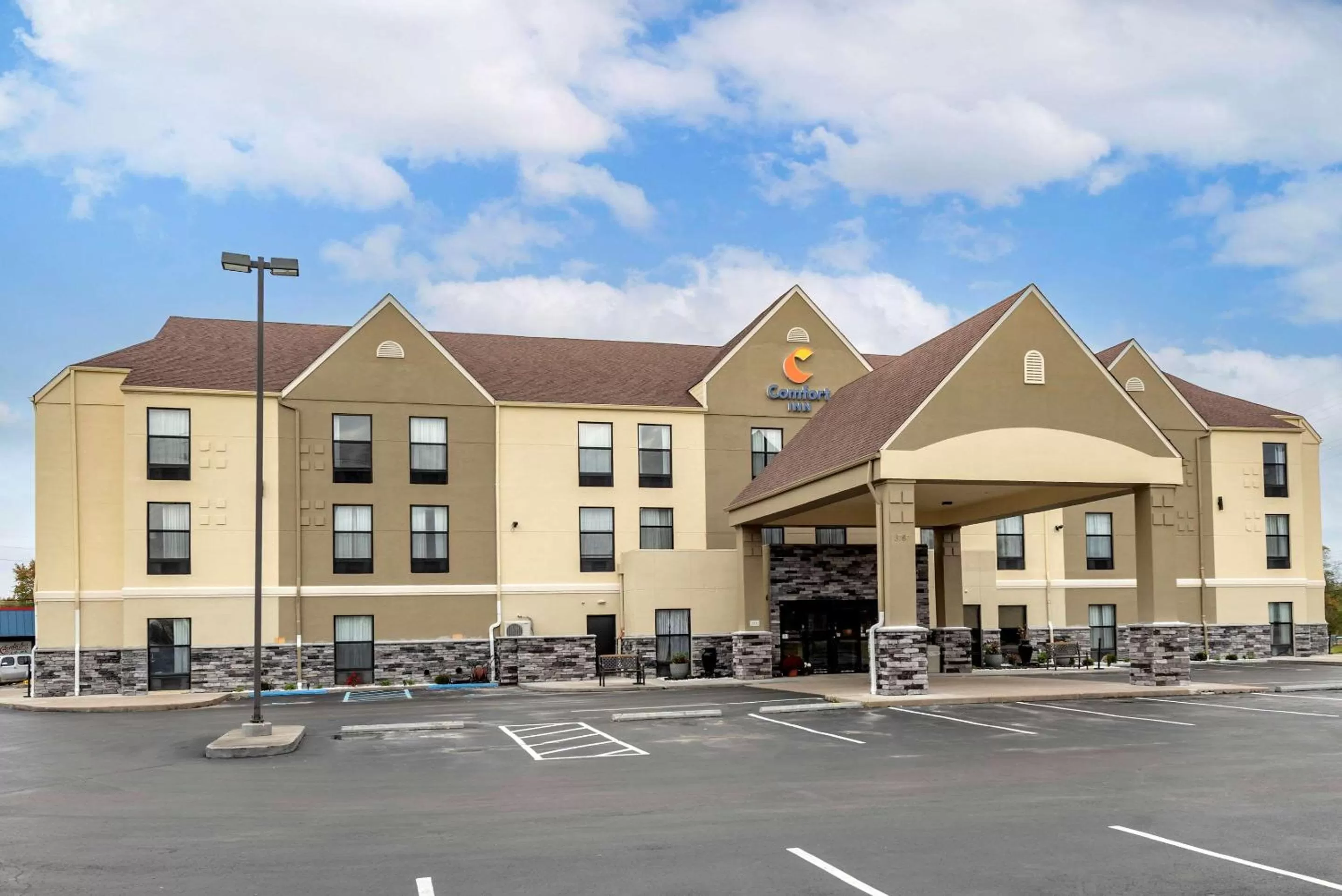 Property building in Comfort Inn Madison near Clifty Falls