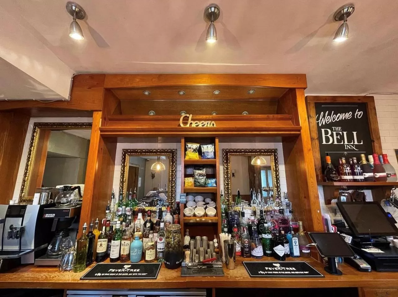 Lounge or bar in The Bell at Old Sodbury