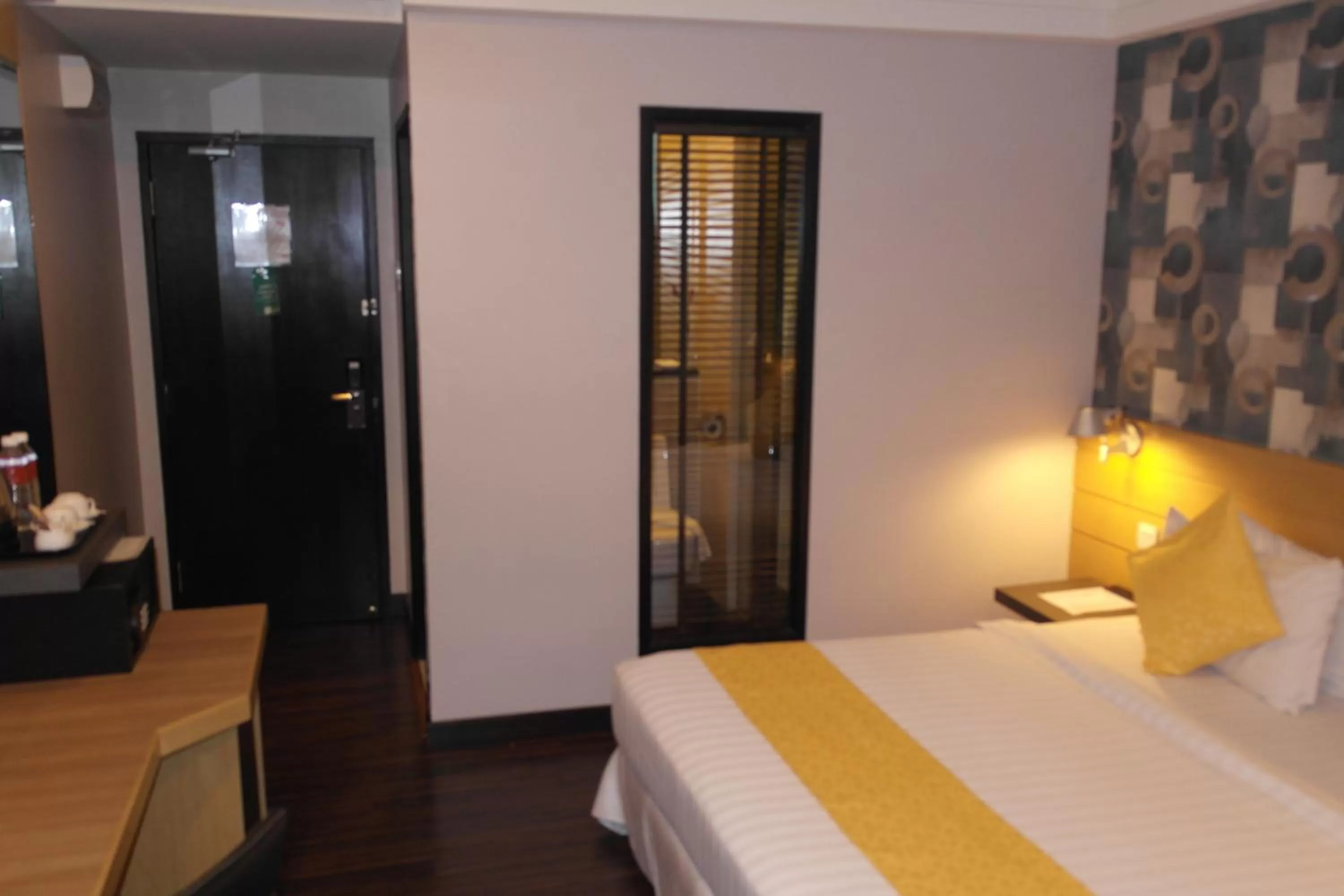 Decorative detail, Bed in De Hotel Ipoh