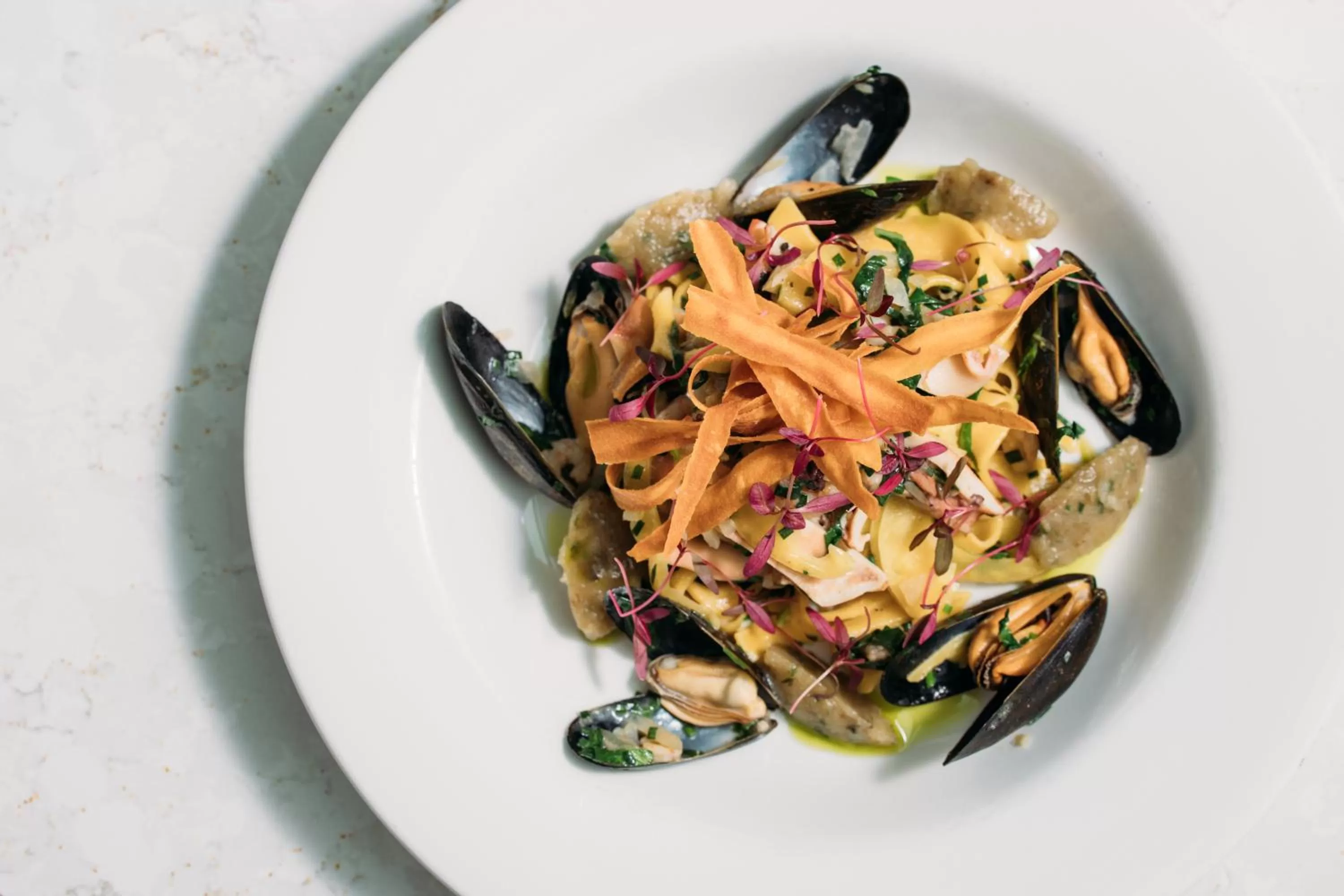 Food close-up in Polurrian on the Lizard