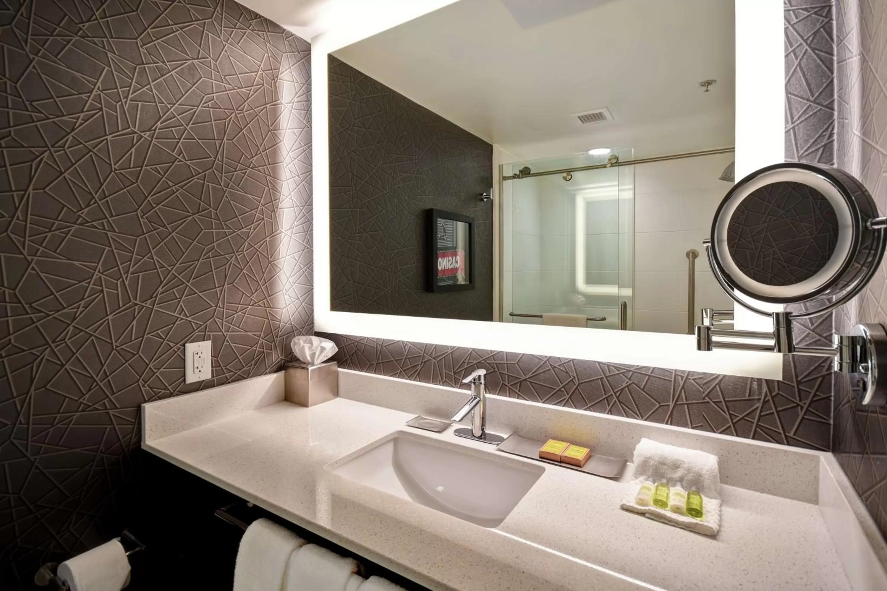 Bathroom in DoubleTree by Hilton Deadwood at Cadillac Jack's