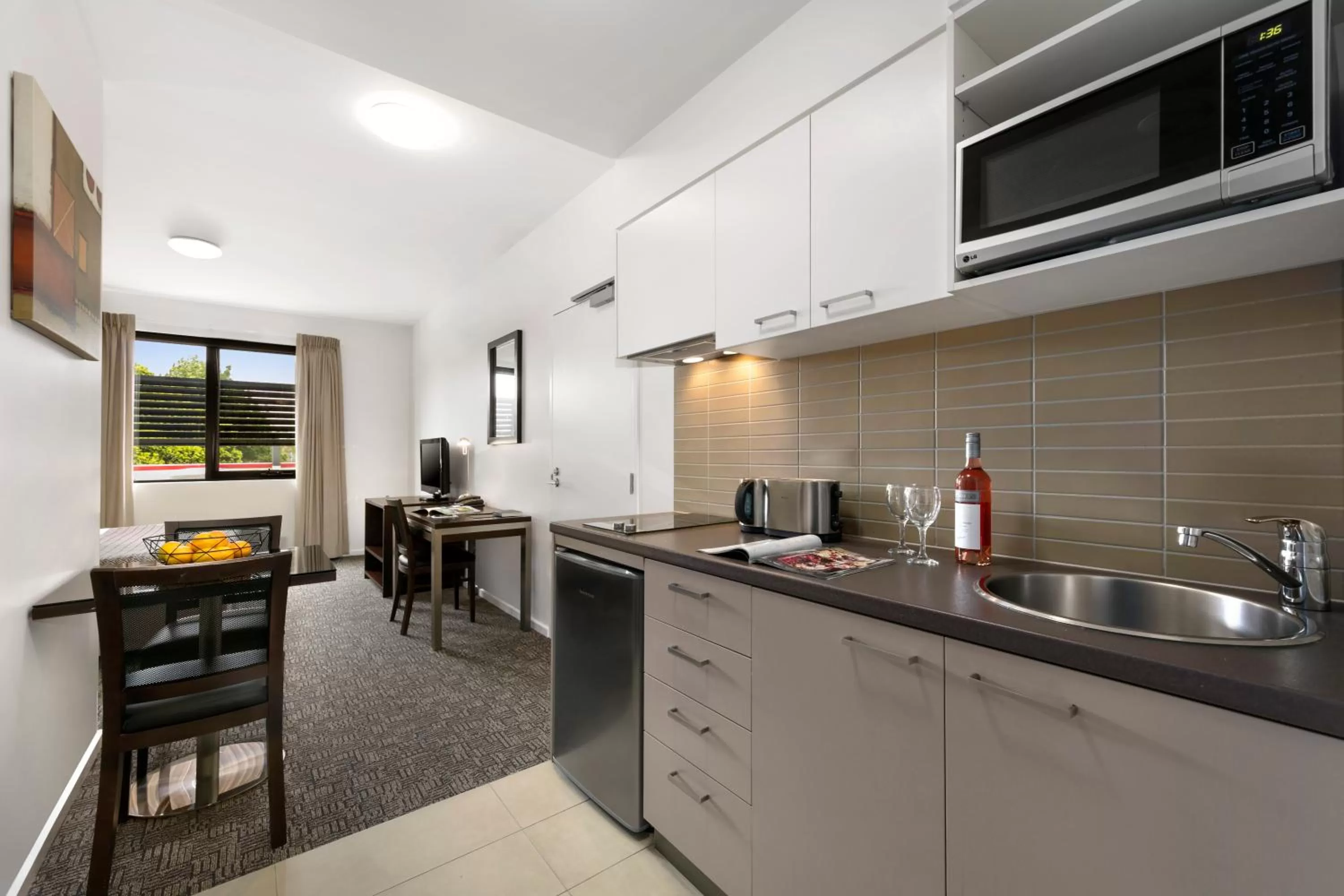 Kitchen or kitchenette in Quest Moorabbin