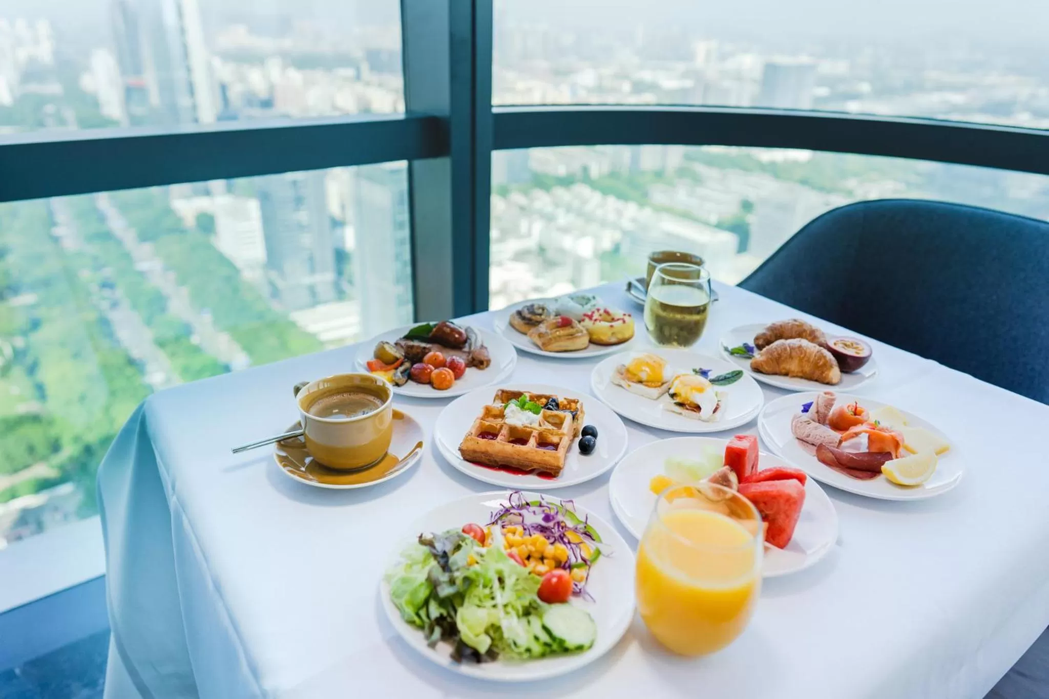 Breakfast in Crowne Plaza Shenzhen Nanshan by IHG