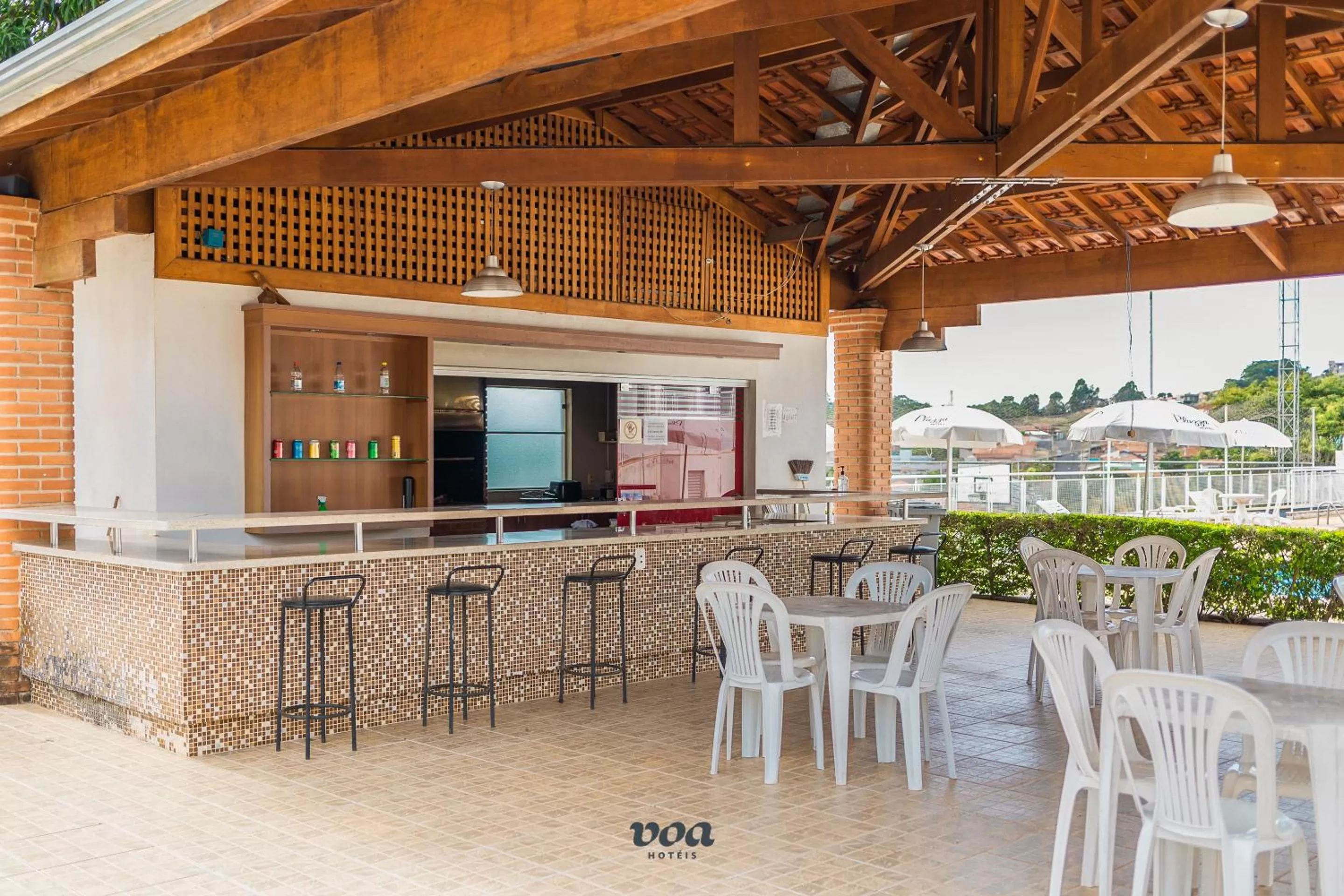 Lounge or bar in VOA Plazza Hotel