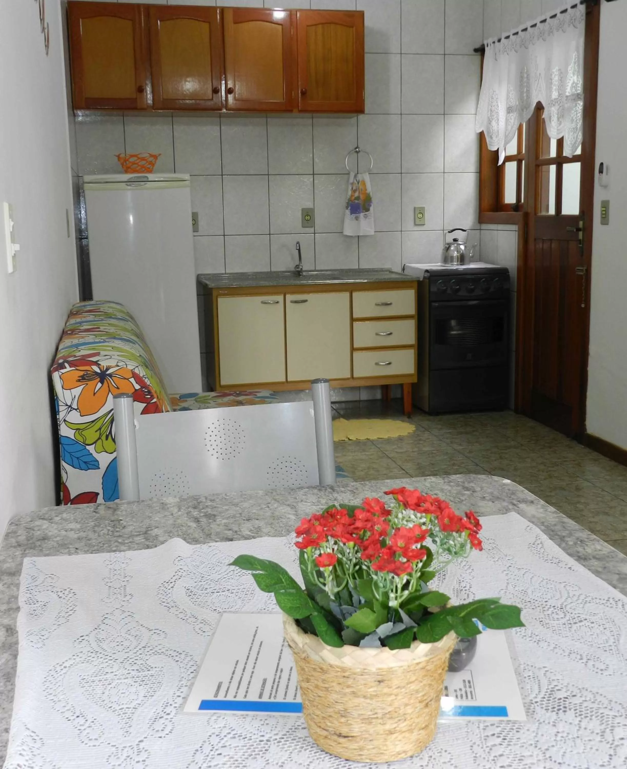 Kitchen/Kitchenette in Pousada Baleia Franca Canasvieiras