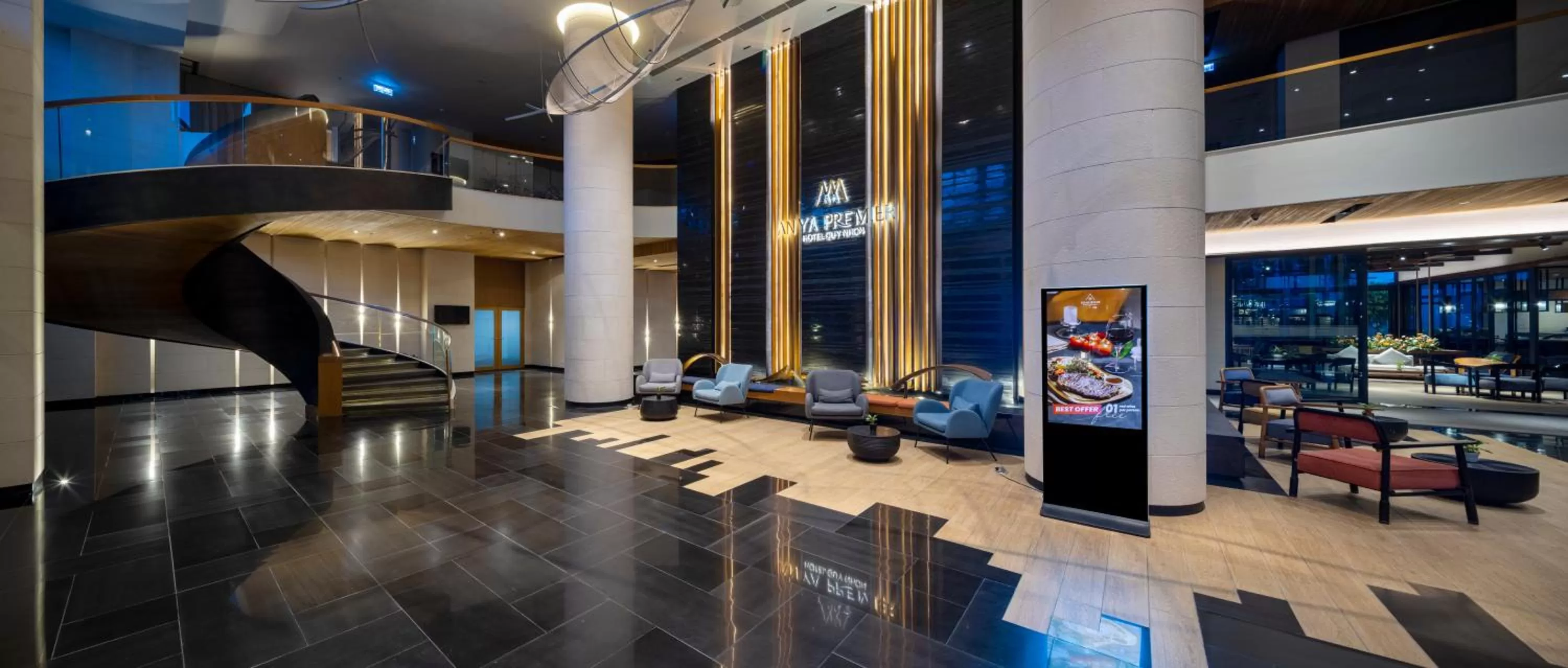 Lobby or reception in Anya Premier Beachfront Hotel Quy Nhon
