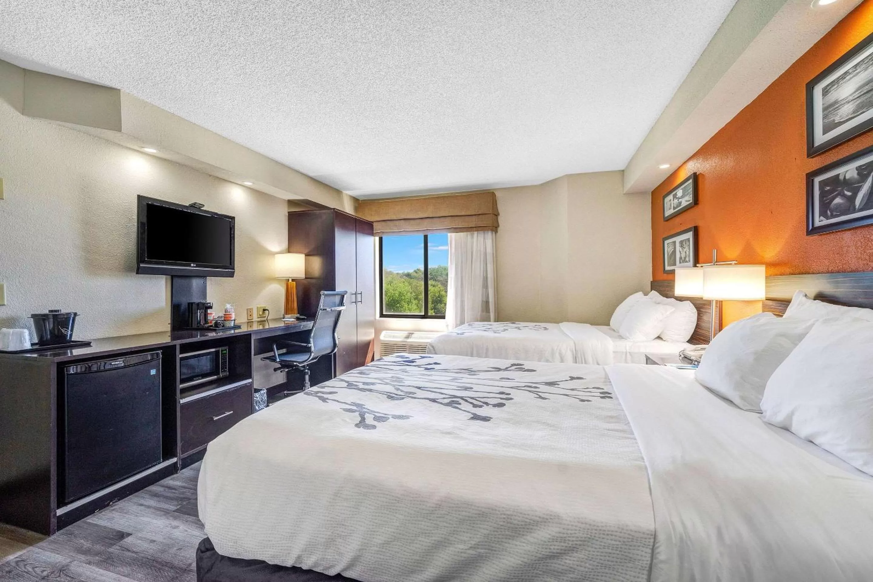 Photo of the whole room, Bed in Sleep Inn Leesburg Chain of Lakes