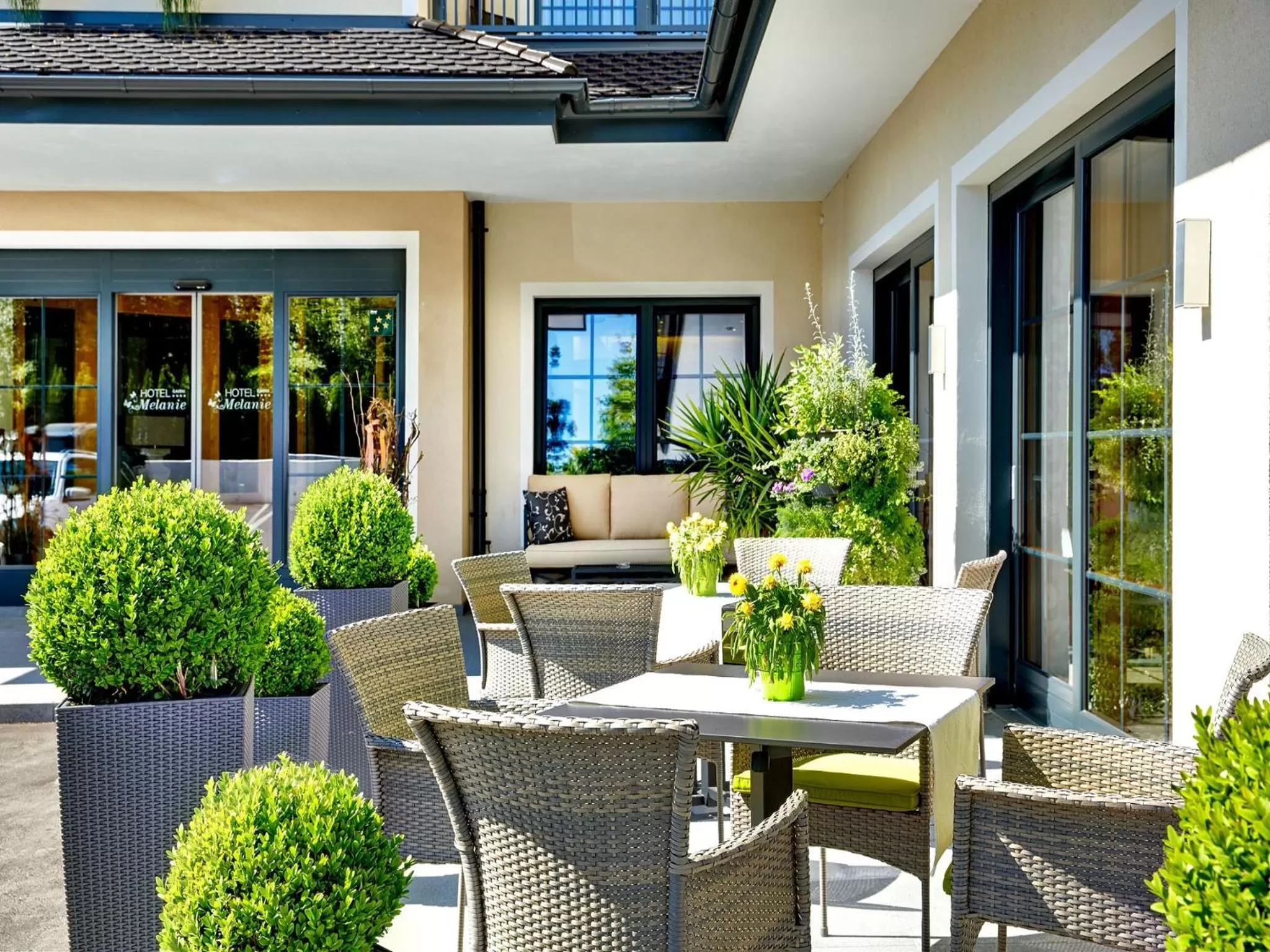 Day in Hotel Garni Melanie