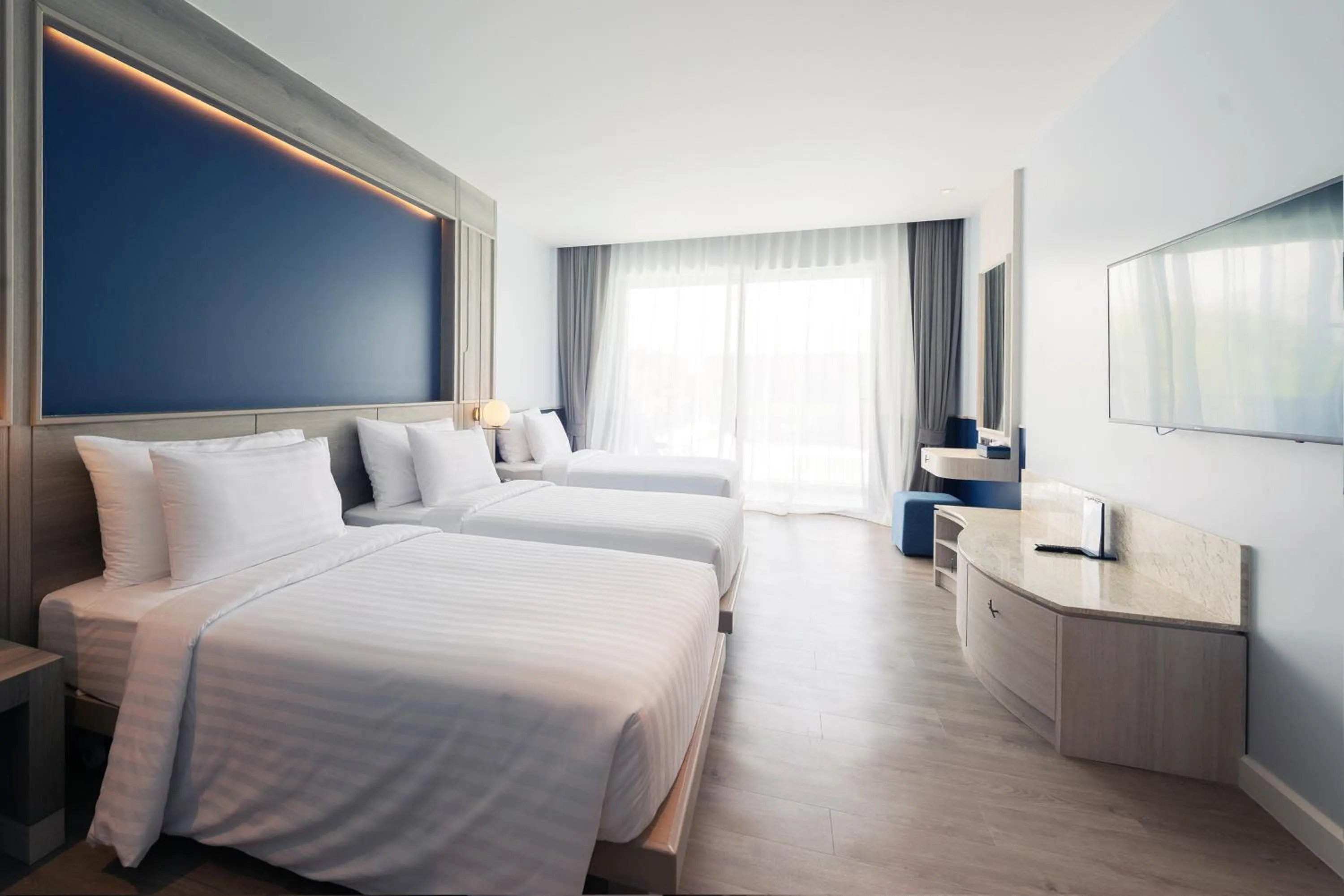 TV and multimedia, Bed in Seabed Grand Hotel Phuket - SHA Extra Plus