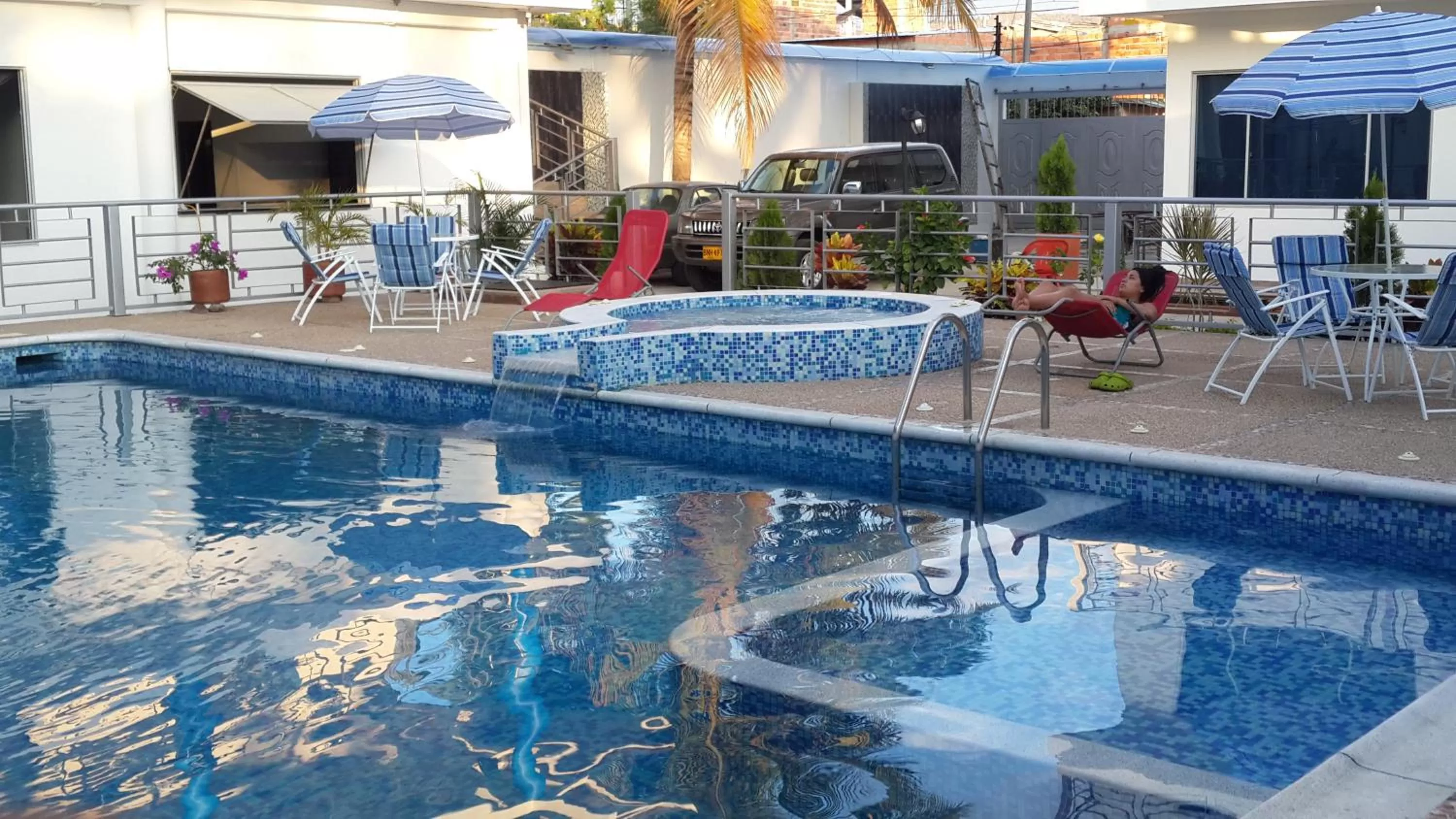 Swimming Pool in Tropical Resort Tocaima