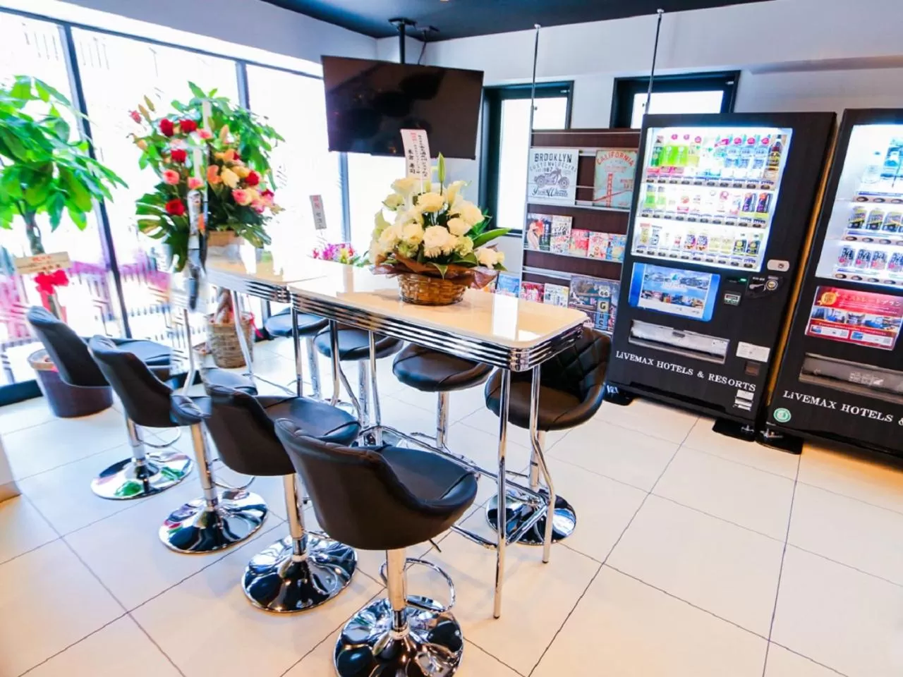 Lobby or reception in HOTEL LiVEMAX Ueno-Ekimae