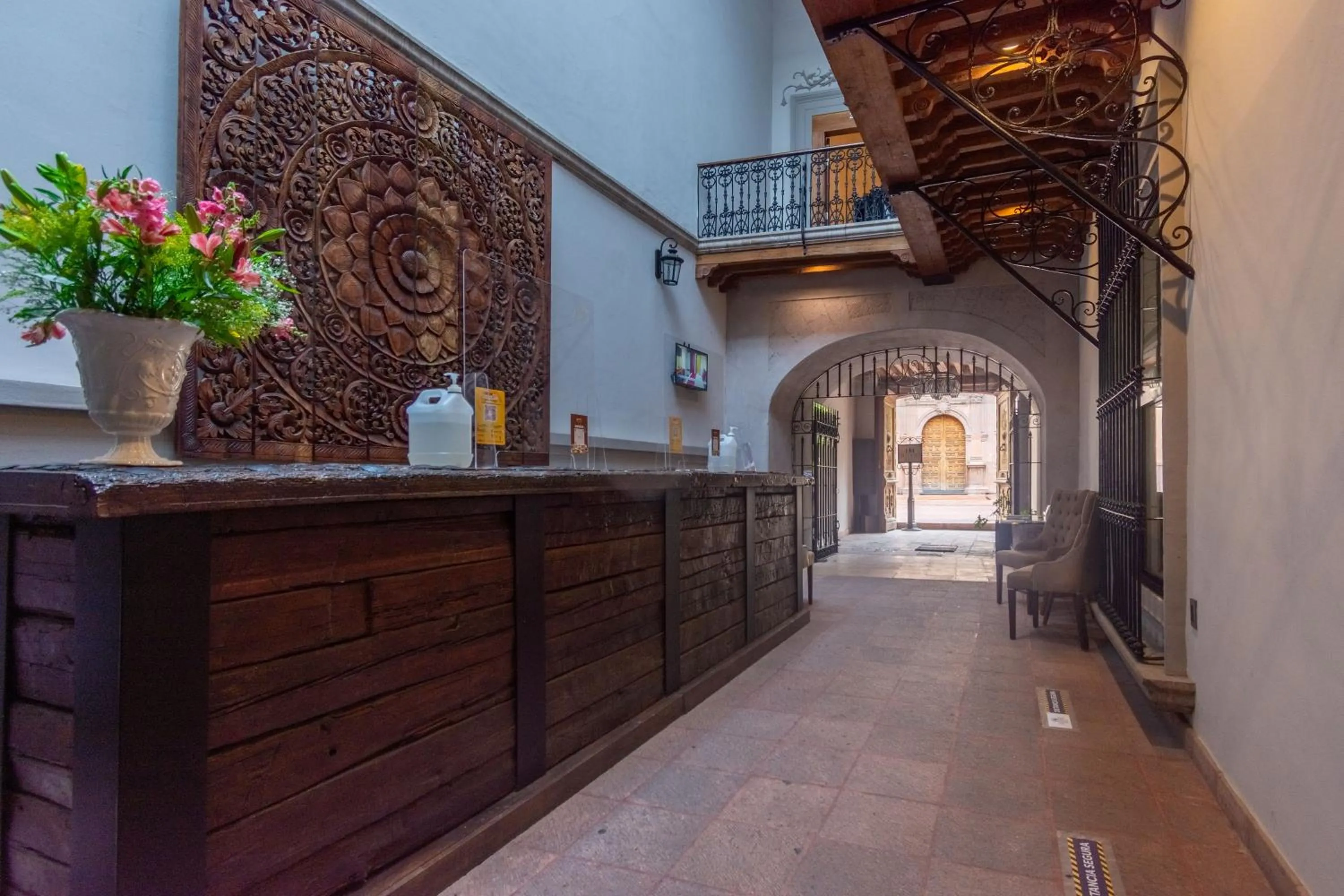 Lobby or reception in Hotel Madero