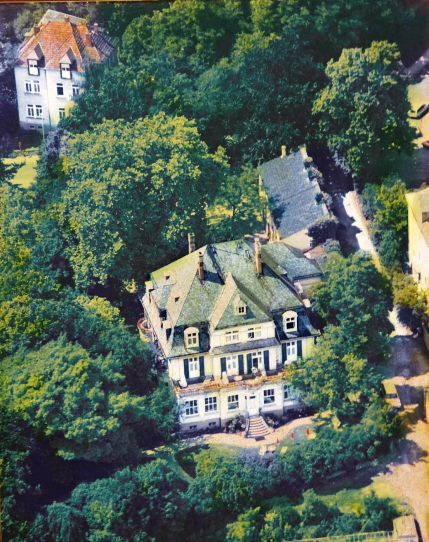 Bird's eye view in Villa Oranien