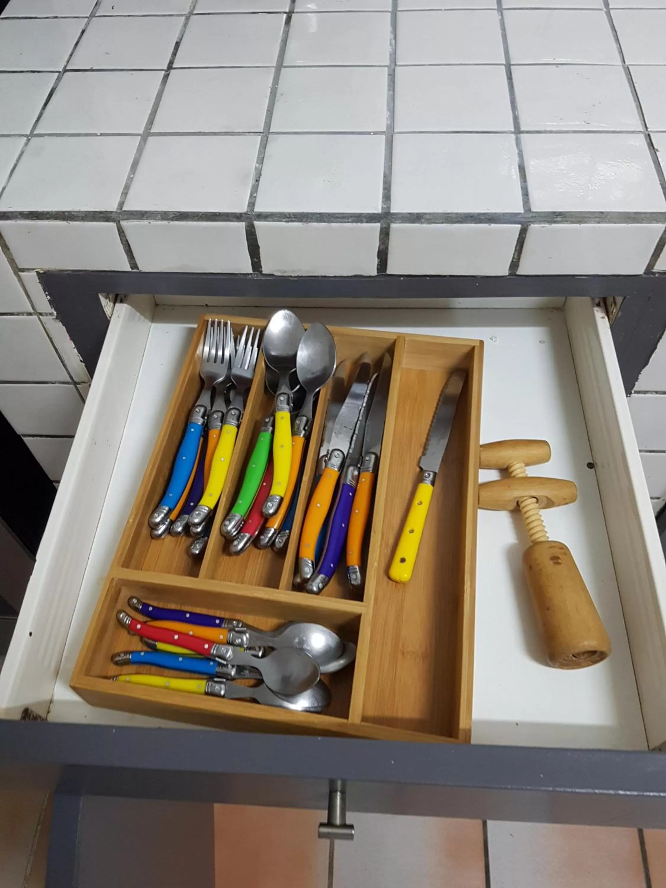 Kitchen or kitchenette in Appartement de la Baie