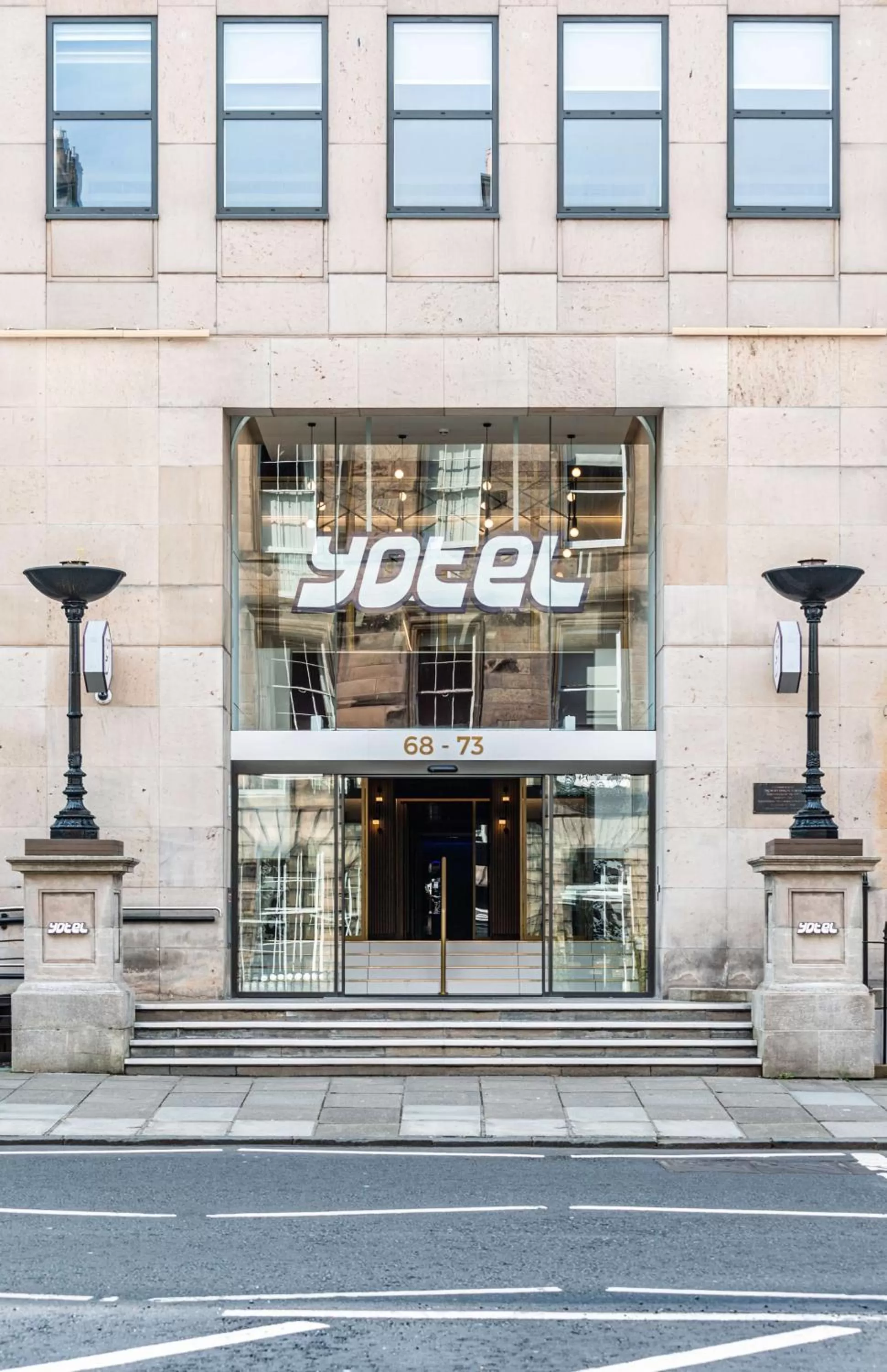 Property building in YOTEL Edinburgh