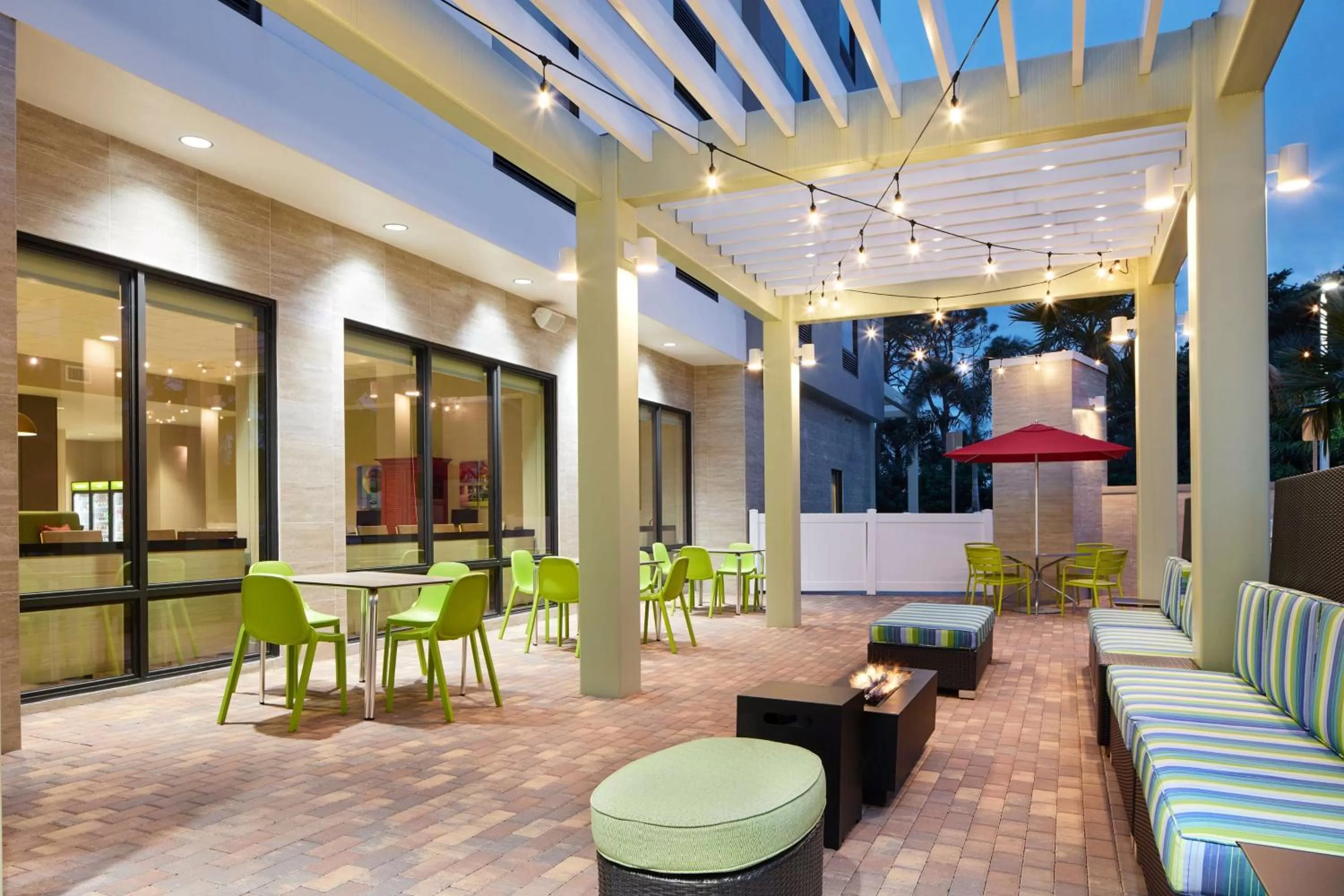 Patio in Home2 Suites By Hilton Stuart