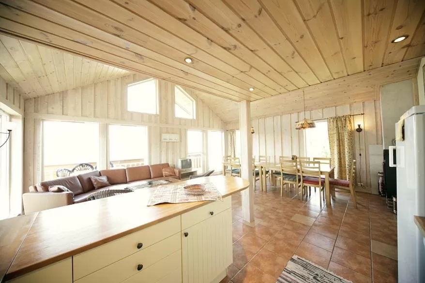 Kitchen or kitchenette in Sørlandet Feriesenter