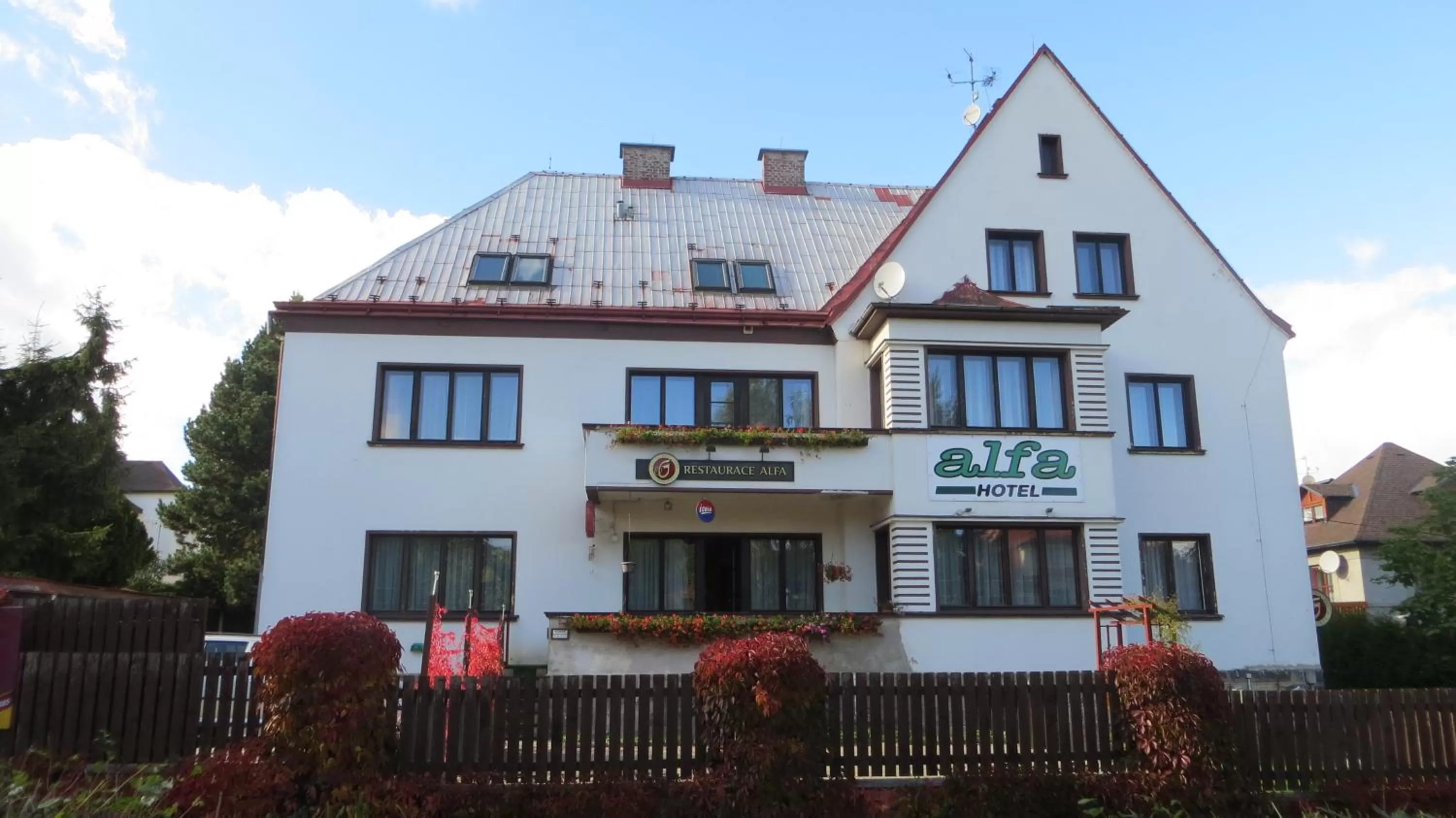 Facade/entrance, Property Building in Hotel Alfa