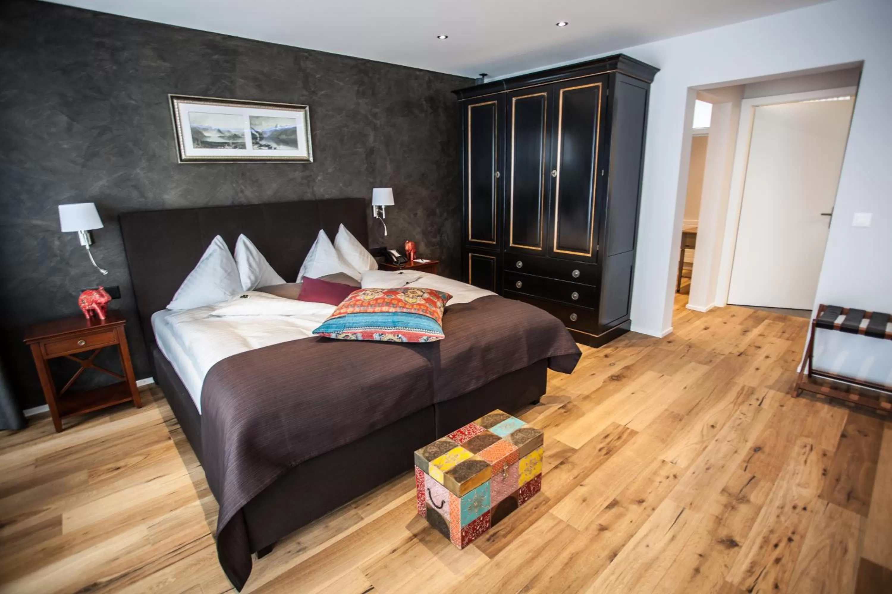 Bed in Garni-Hotel Frohburg - Beau Rivage Collection