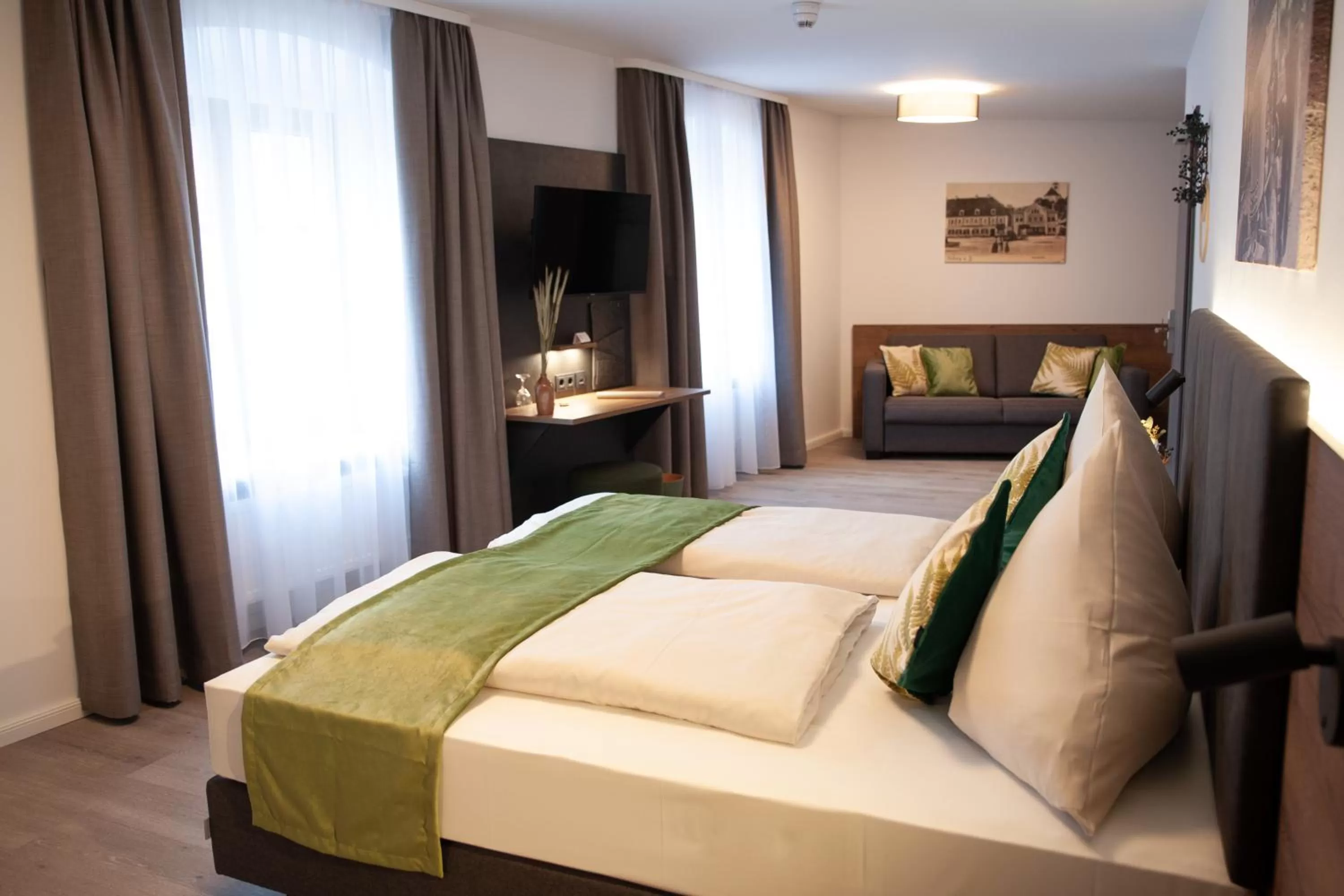 Bed in Gasthaus Stöttnerbräu