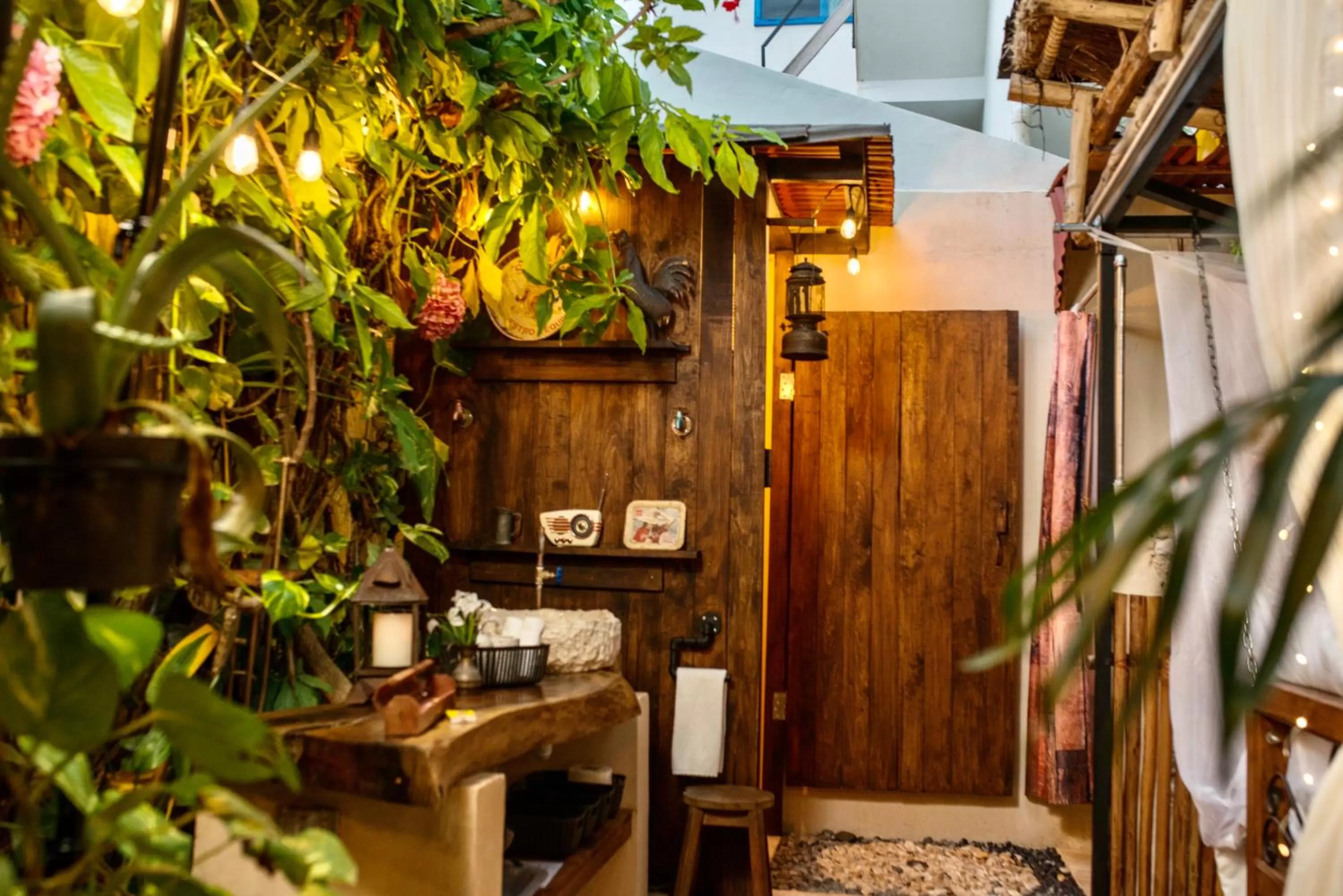 Open Air Bath in Hacienda Boutique B&B and Spa Solo Adultos