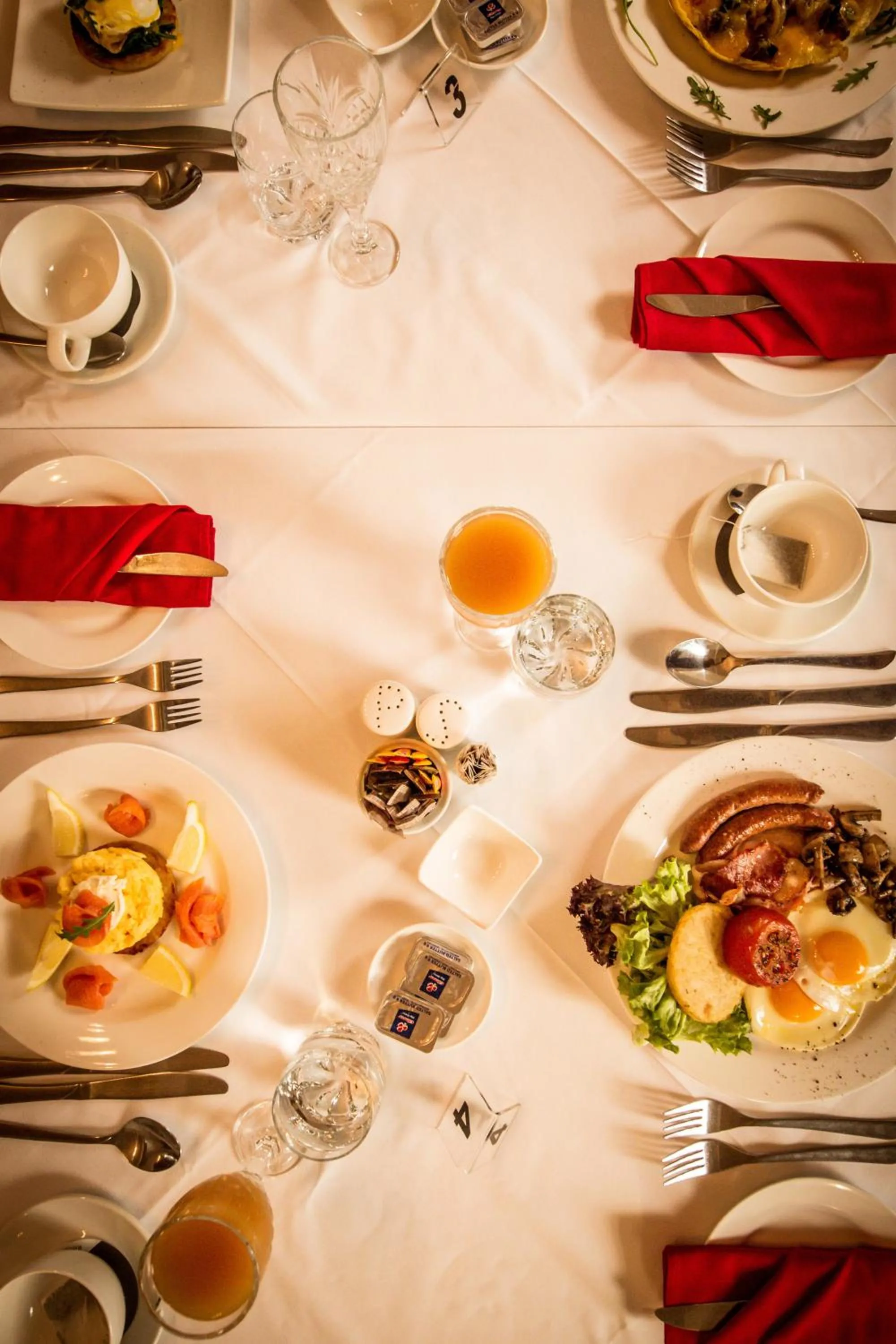 Continental breakfast in Point B Guest House -Sustainable Solar Energy