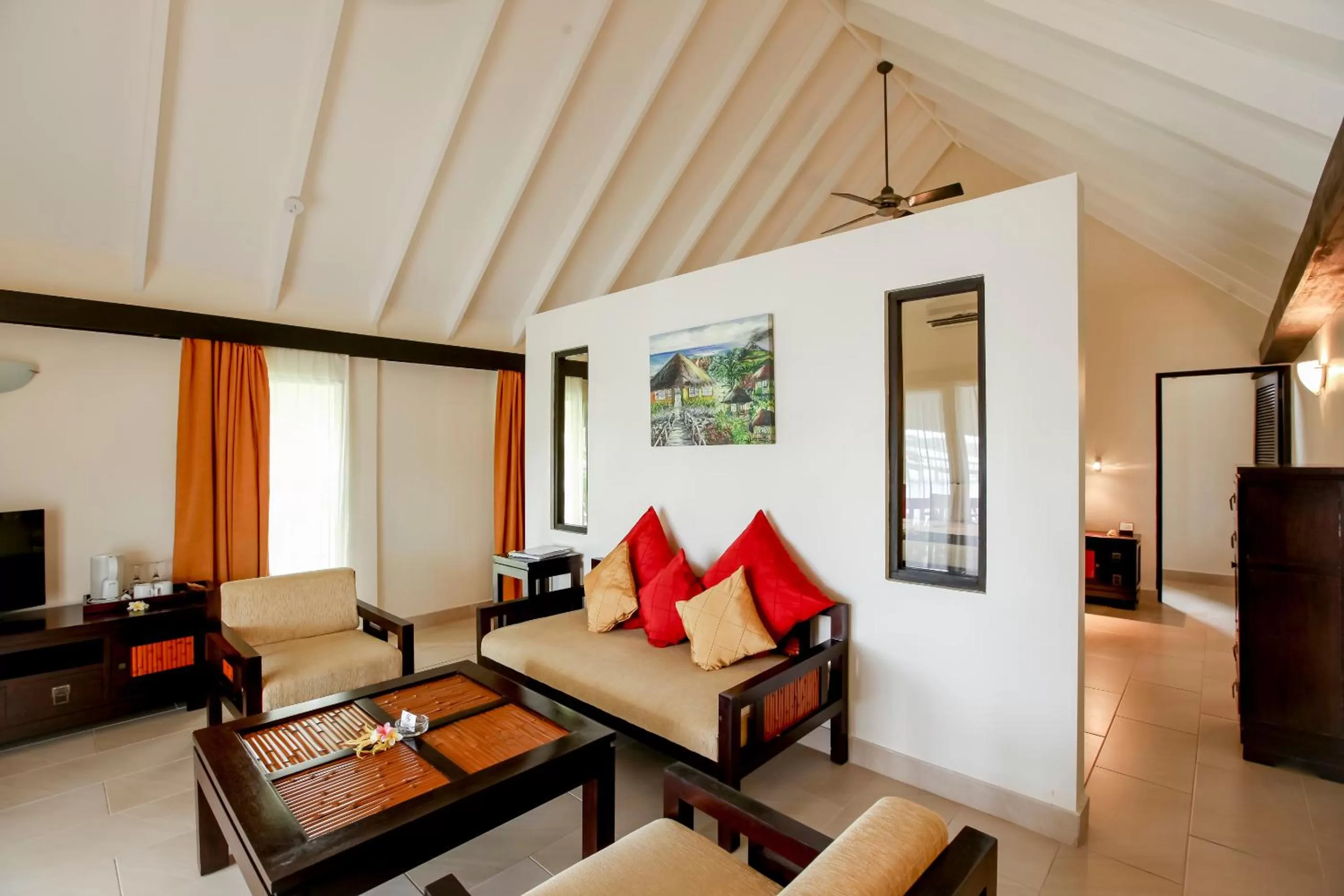 Living room in Warwick Le Lagon Resort & Spa, Vanuatu