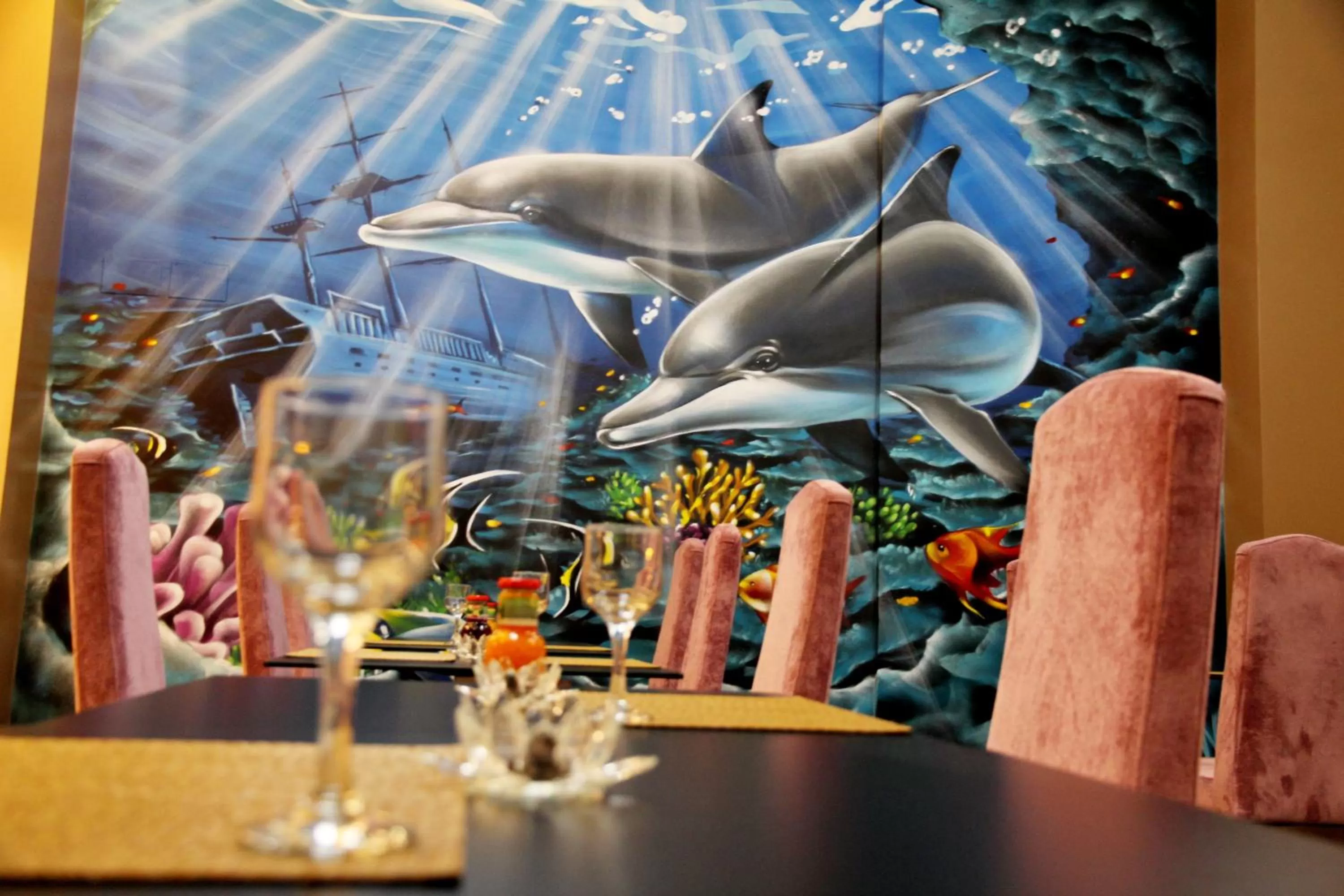 Communal lounge/ TV room in Agua de Mar Hotel Boutique