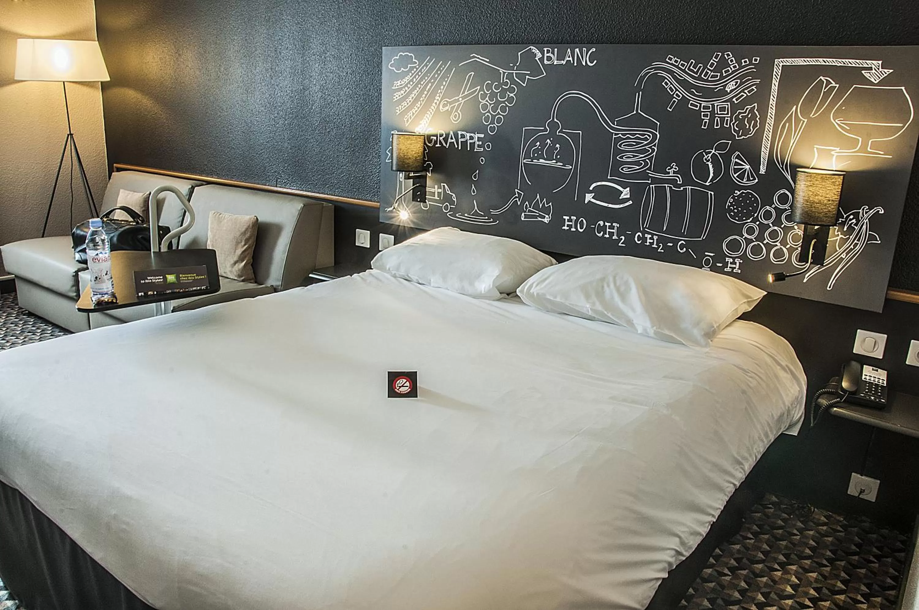 Bed in Ibis Styles Cognac