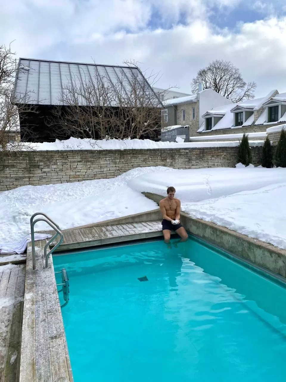 Pool view in Johan Design & SPA Hotel